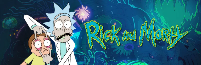 Rick and Morty izdelki darila banner mobil