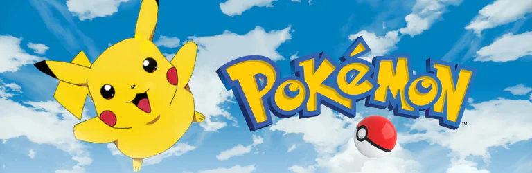 Pokemon figure banner mobil