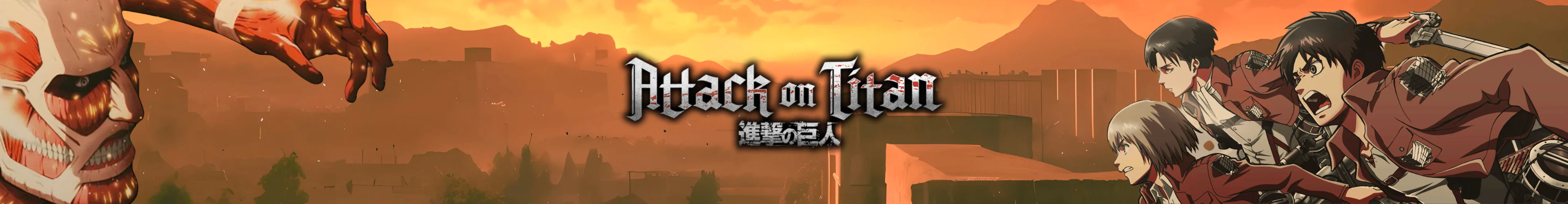 Attack on Titan izdelki darila banner