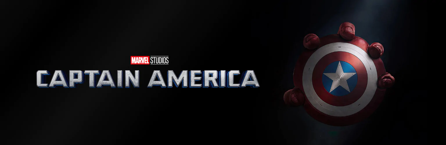 Captain America replike banner mobil