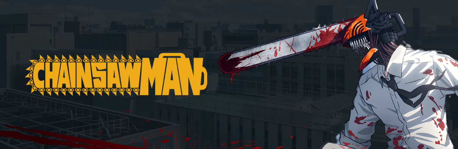 Chainsaw Man izdelki darila banner mobil