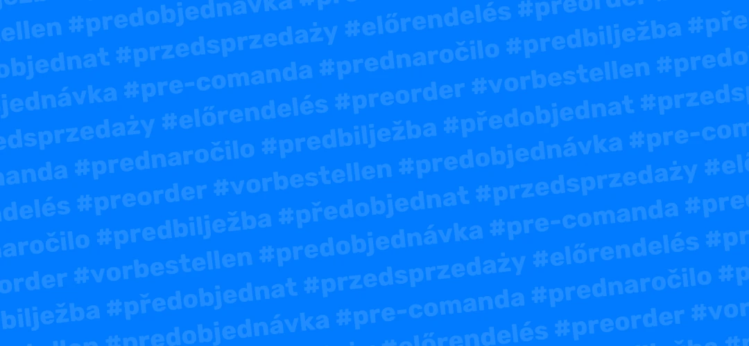 Prednaročilo izdelki banner