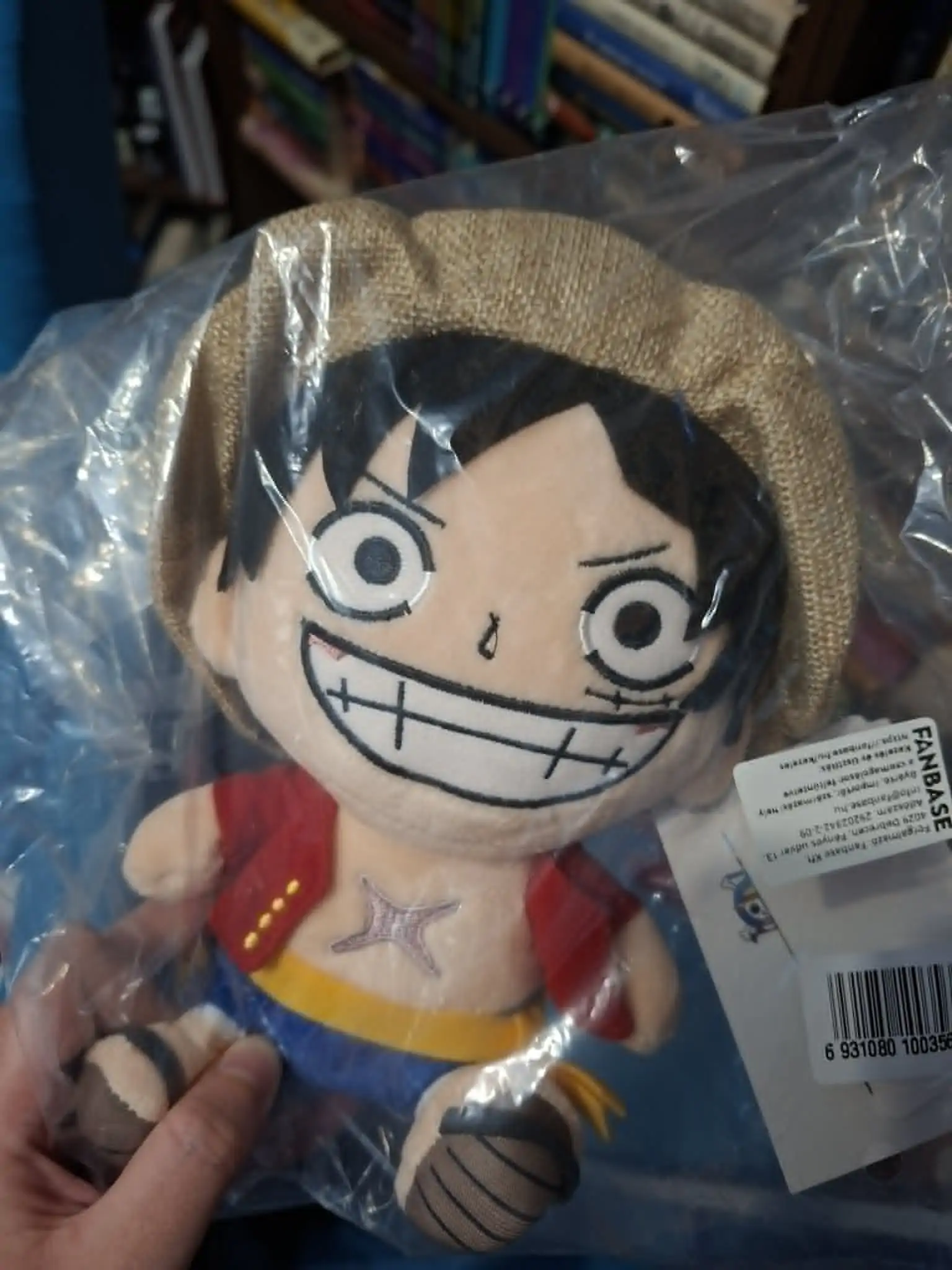 Plišasta figura One Piece Monkey D. Luffy Gear 5 New World Ver. 20 cm fotografija izdelka