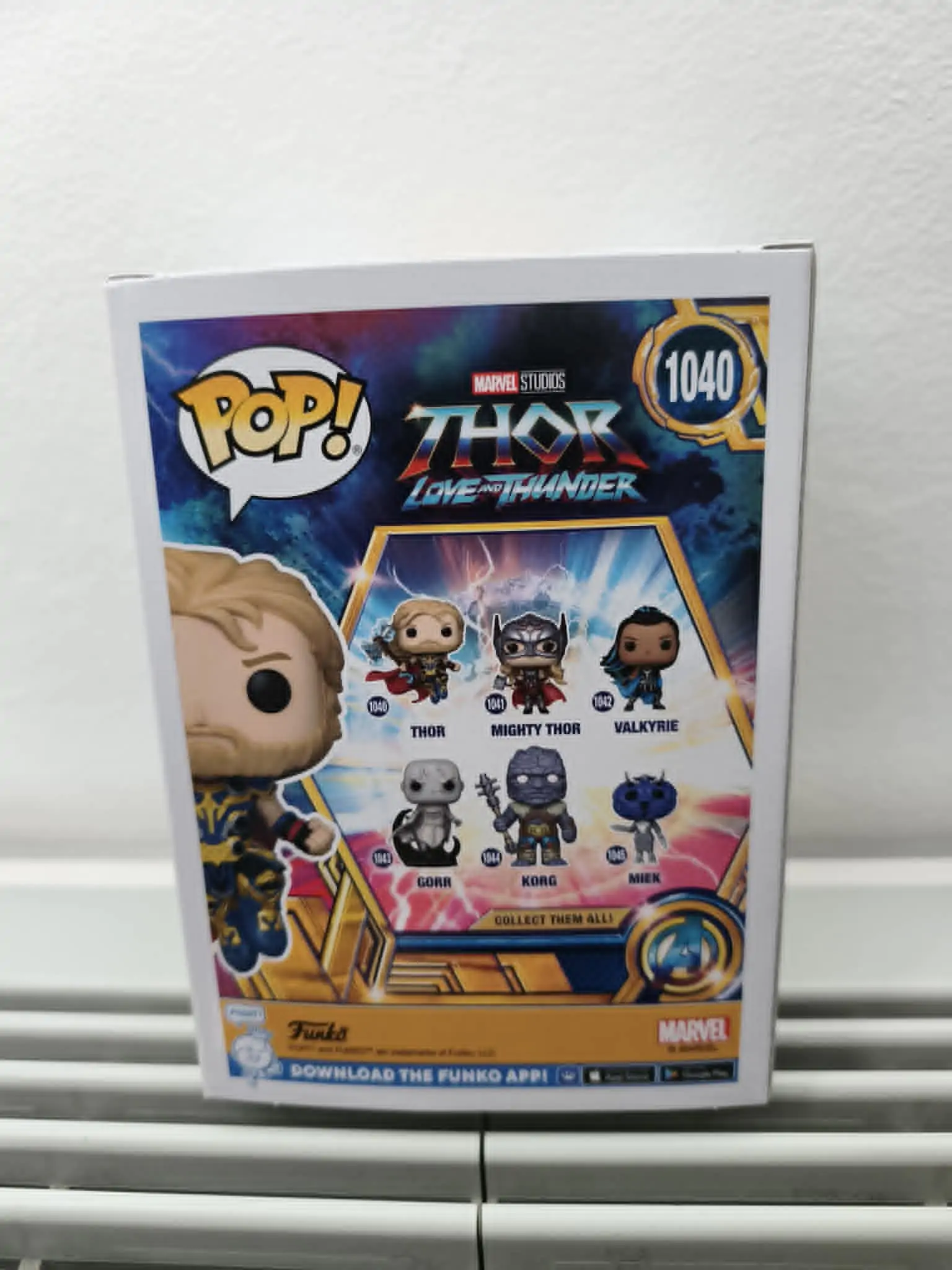 Thor: Love & Thunder POP! Vinilna Figura Thor 9 cm fotografija izdelka