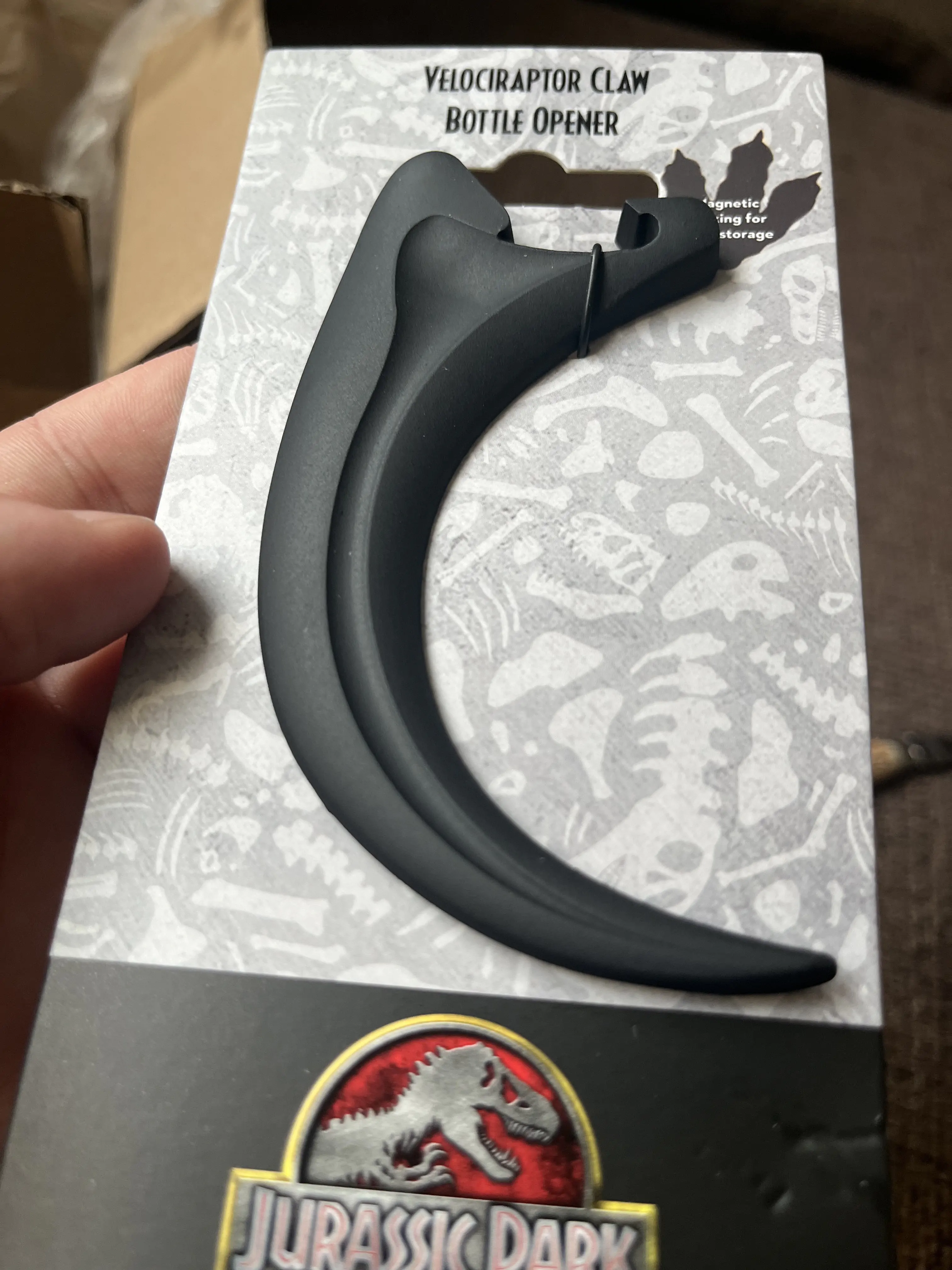 Jurassic Park odpirač za steklenice Velociraptor krempelj fotografija izdelka