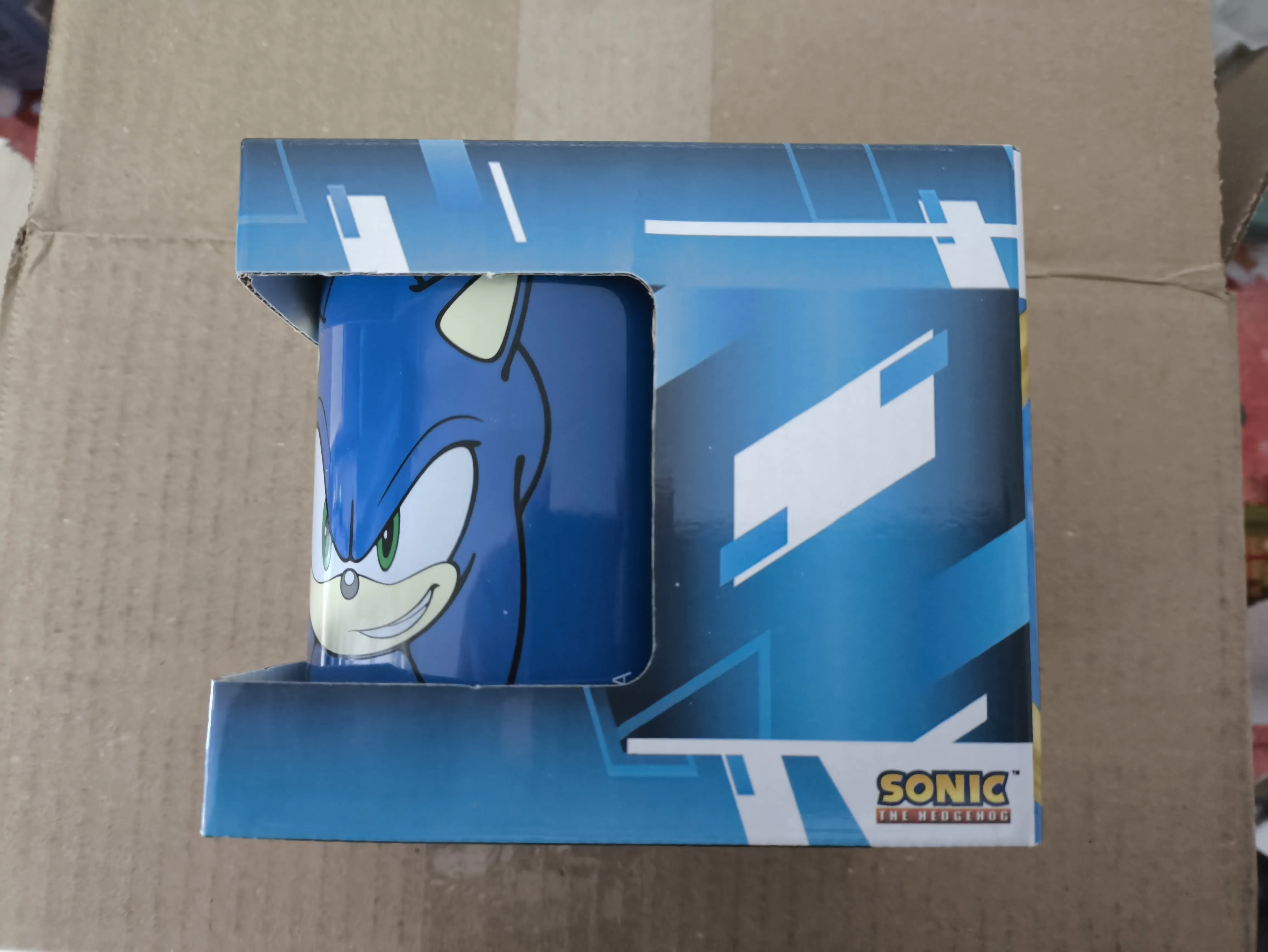 Sonic the Hedgehog Face skodelica fotografija izdelka