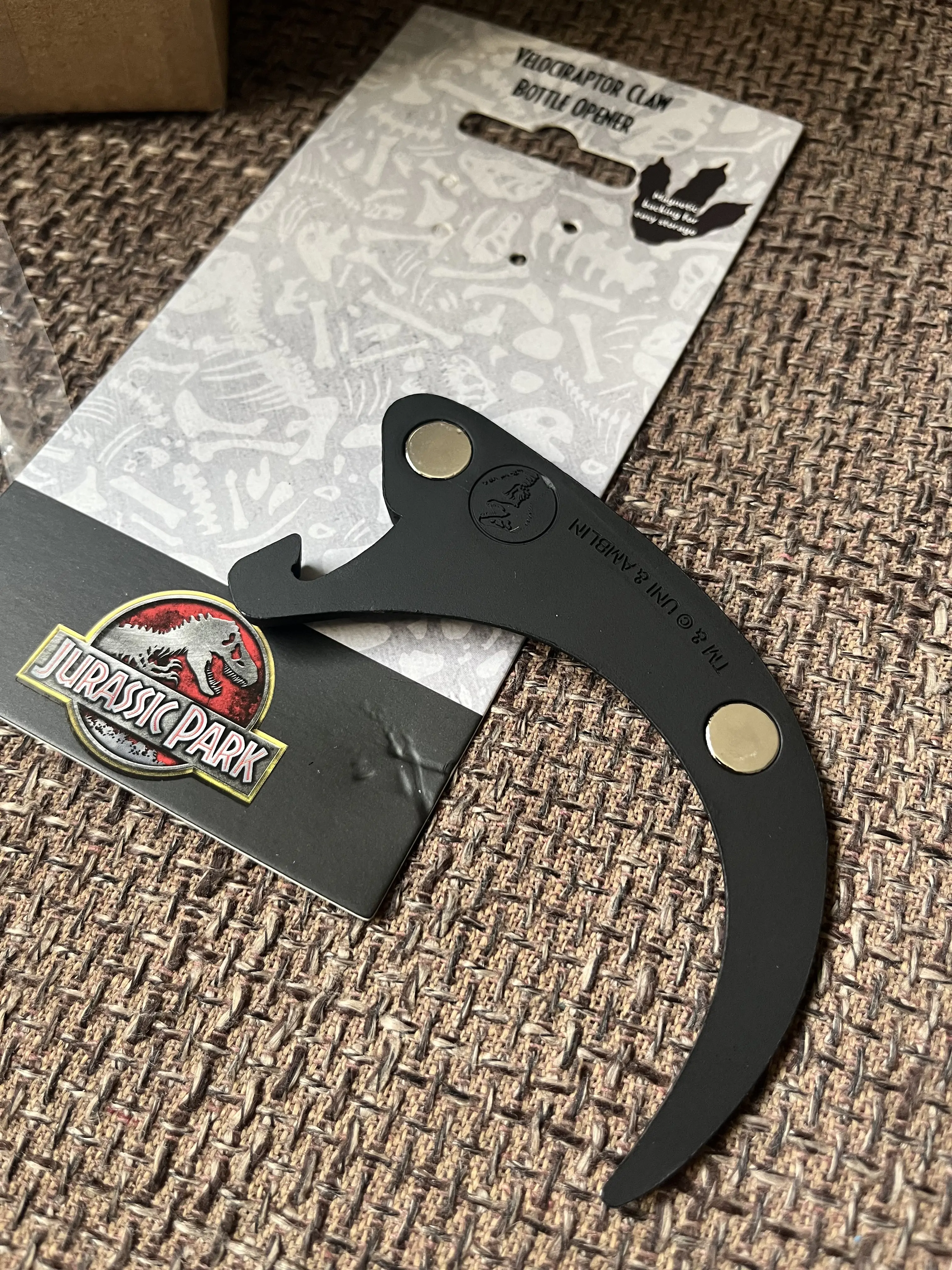 Jurassic Park odpirač za steklenice Velociraptor krempelj fotografija izdelka
