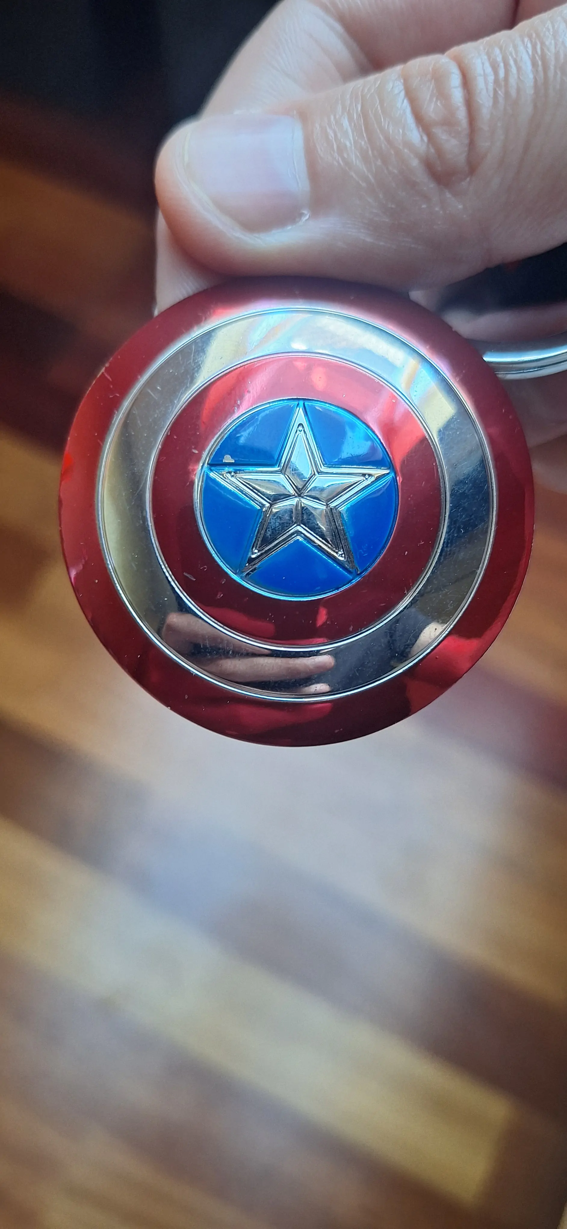 Marvel Kovinska Ključna Veriga Ščit Captain America fotografija izdelka