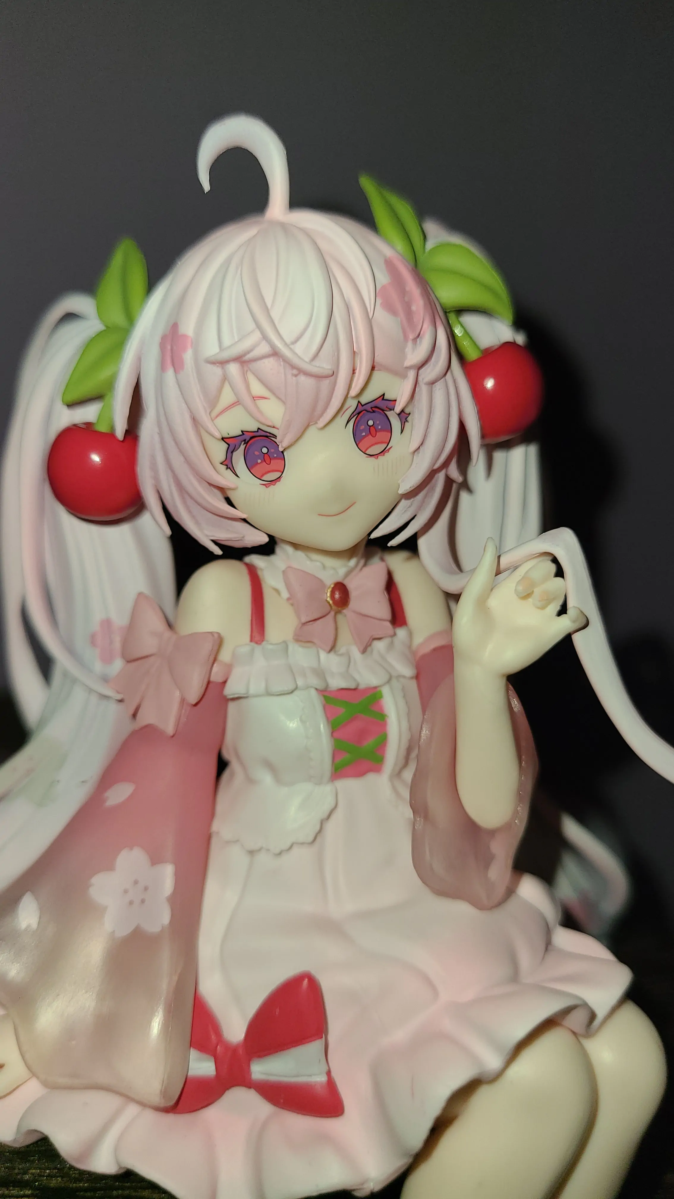 Hatsune Miku Držalo za testenine PVC Figura Sakura Miku 2025 14 cm fotografija izdelka