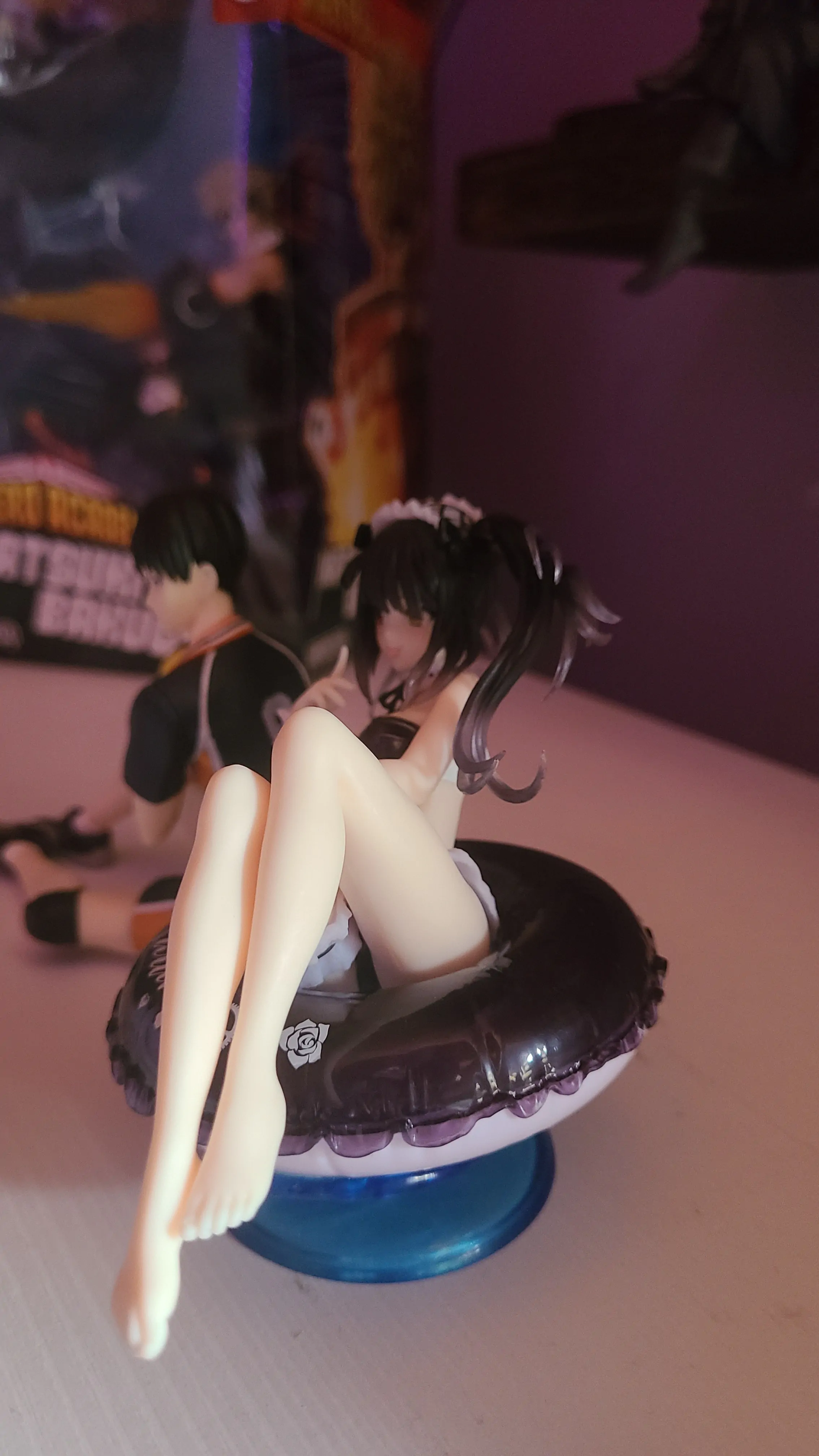 Date A Live IV PVC kip Aqua Float Girls figura Kurumi Tokisaki Renewal Edition 10 cm fotografija izdelka