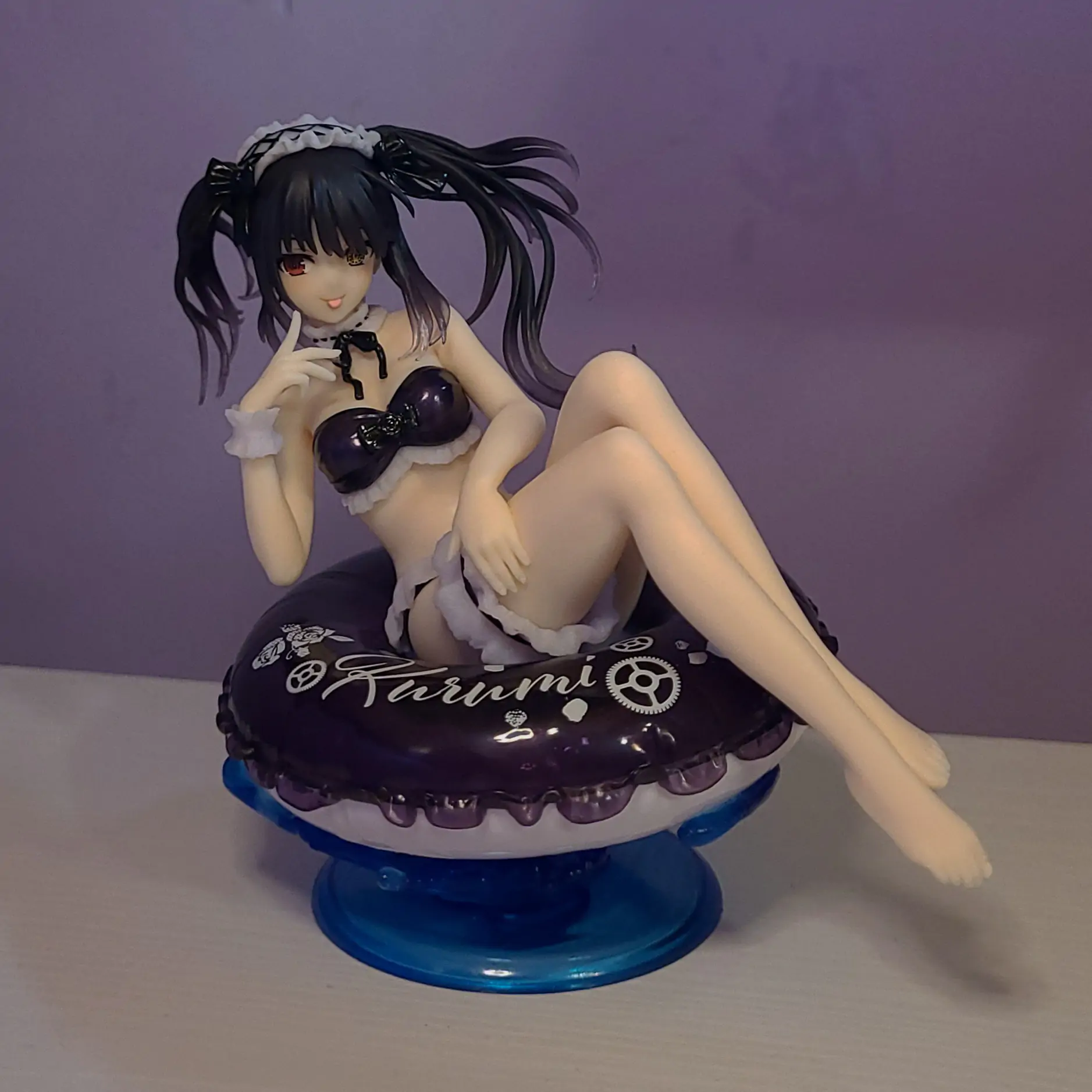 Date A Live IV PVC kip Aqua Float Girls figura Kurumi Tokisaki Renewal Edition 10 cm fotografija izdelka