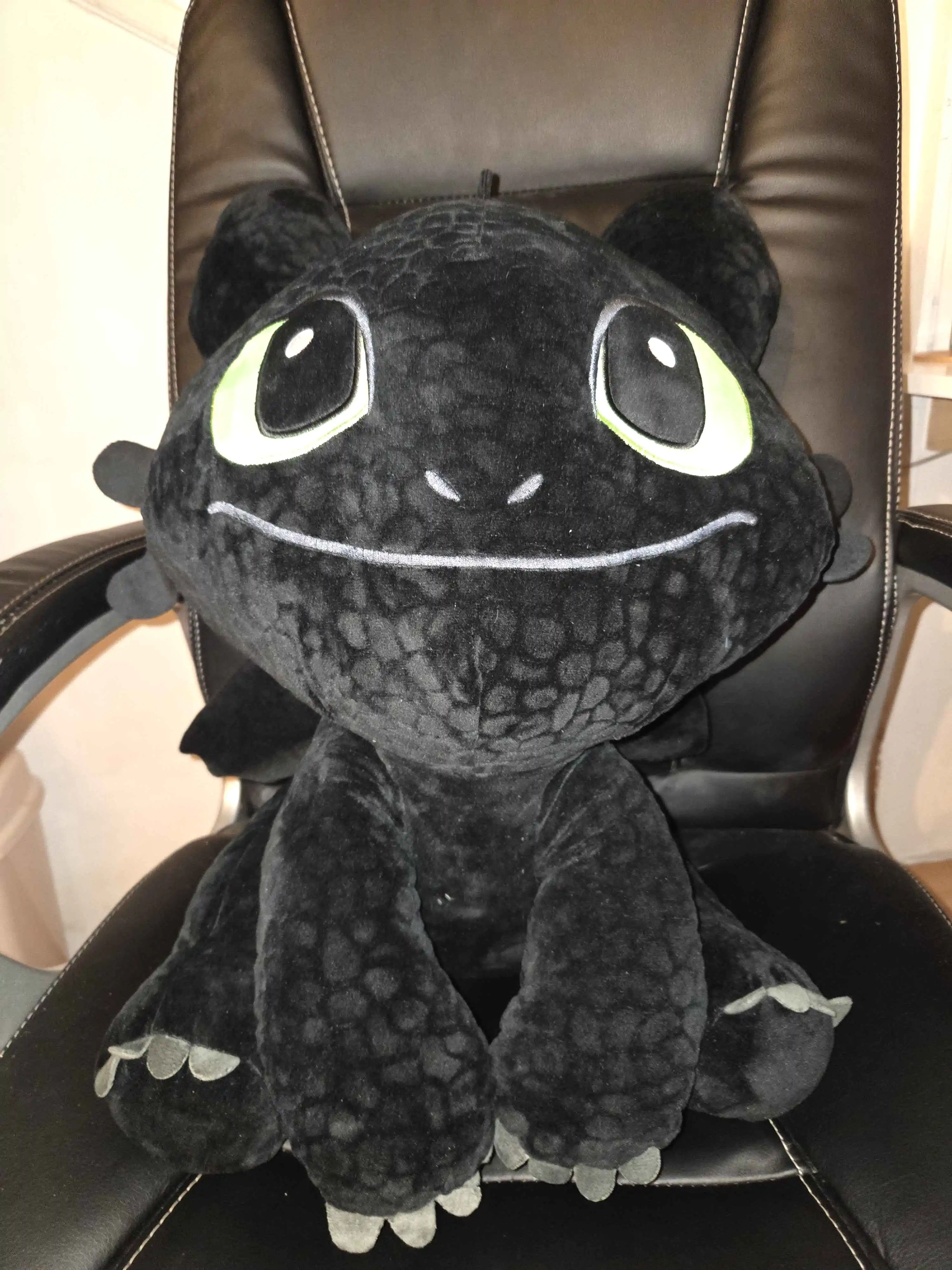 How to Train Your Dragon Plišasta figura Brezzobi z odprtimi očmi Version 60 cm fotografija izdelka