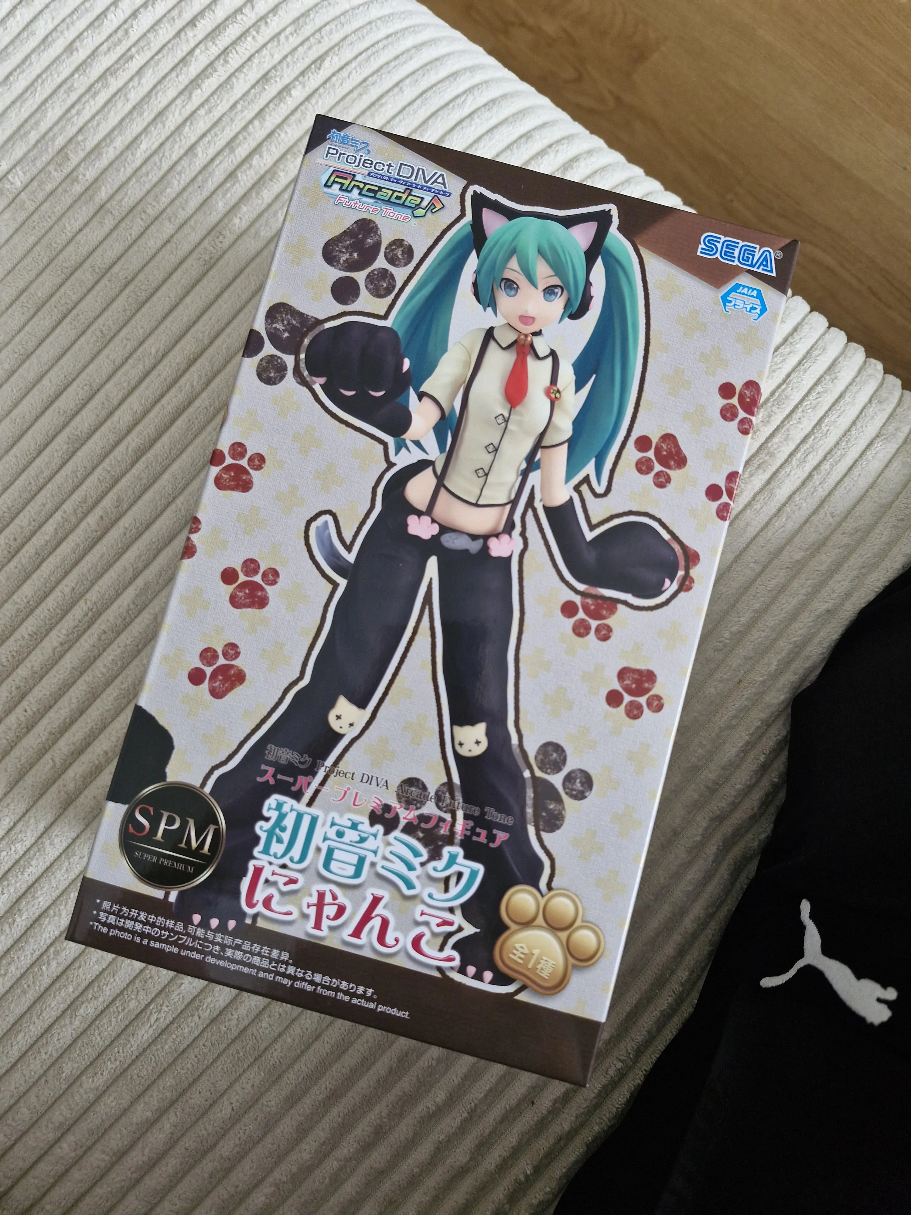 Hatsune Miku Project DIVA Arcade Future Tone SPM PVC Kip Hatsune Miku Kitty Cat 23 cm fotografija izdelka
