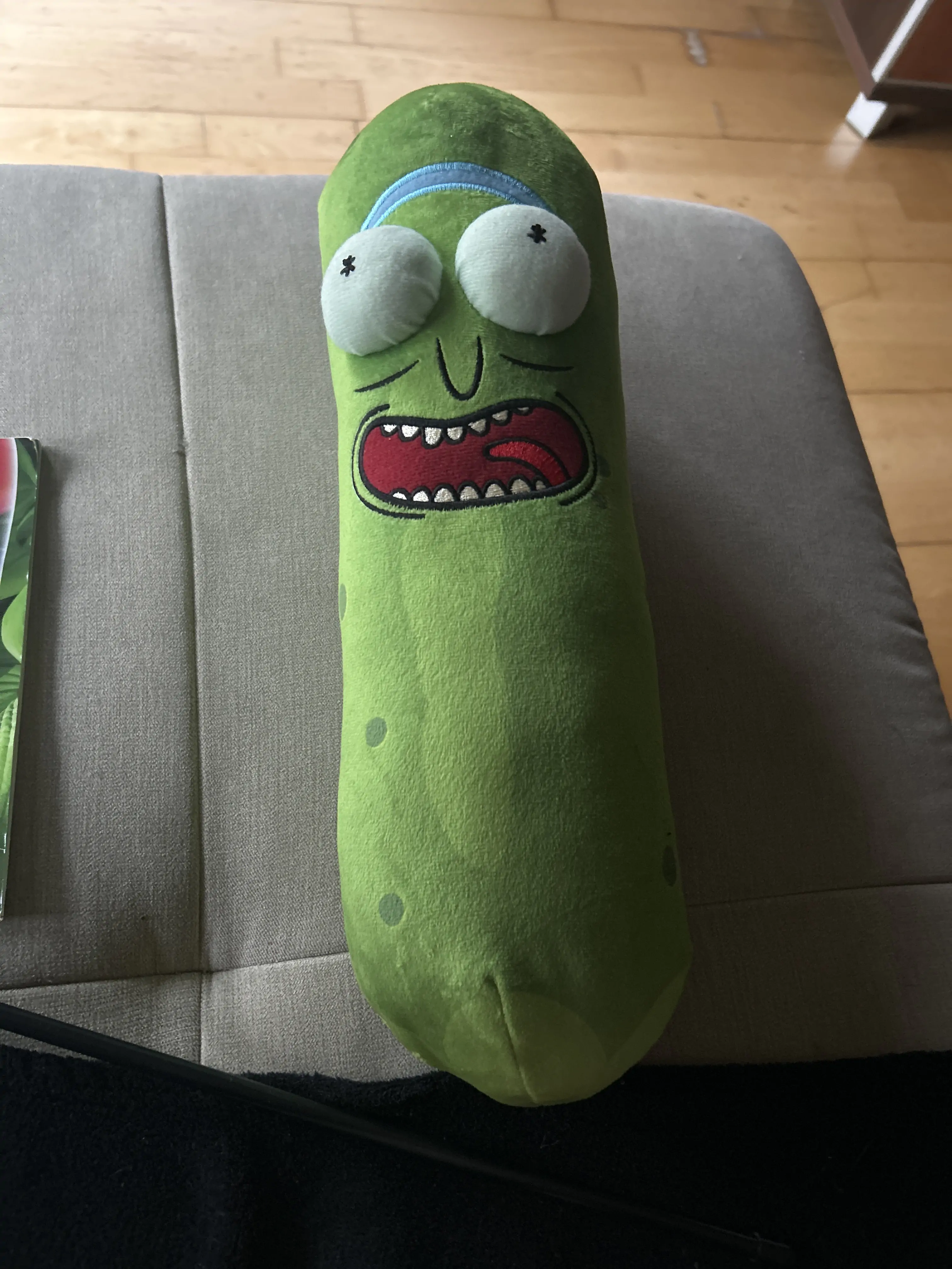 Rick and Morty Pickle Rick plišasta igrača 38 cm fotografija izdelka