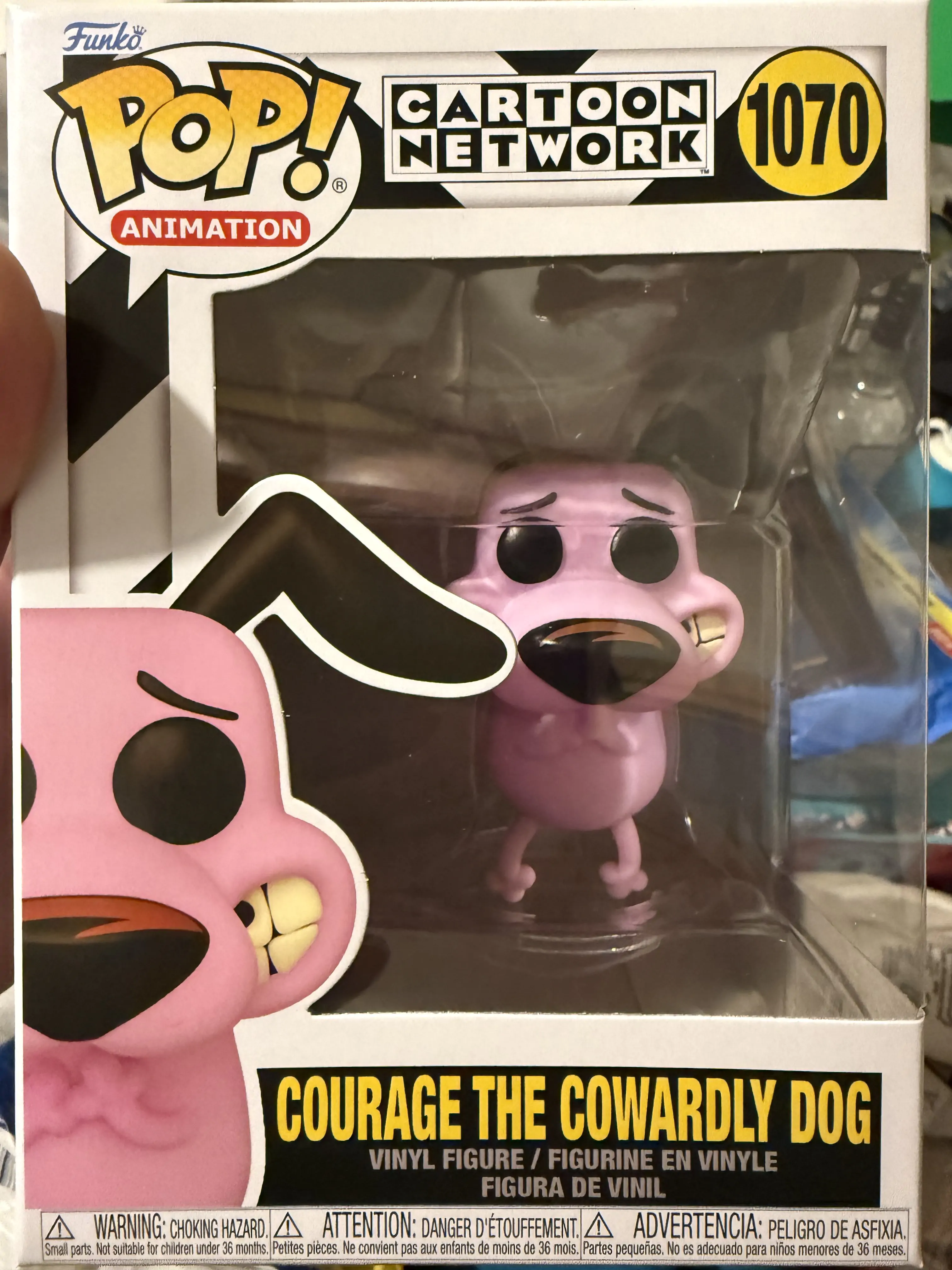 Courage the Cowardly Dog POP! Animation Vinilna Figura Courage 9 cm fotografija izdelka