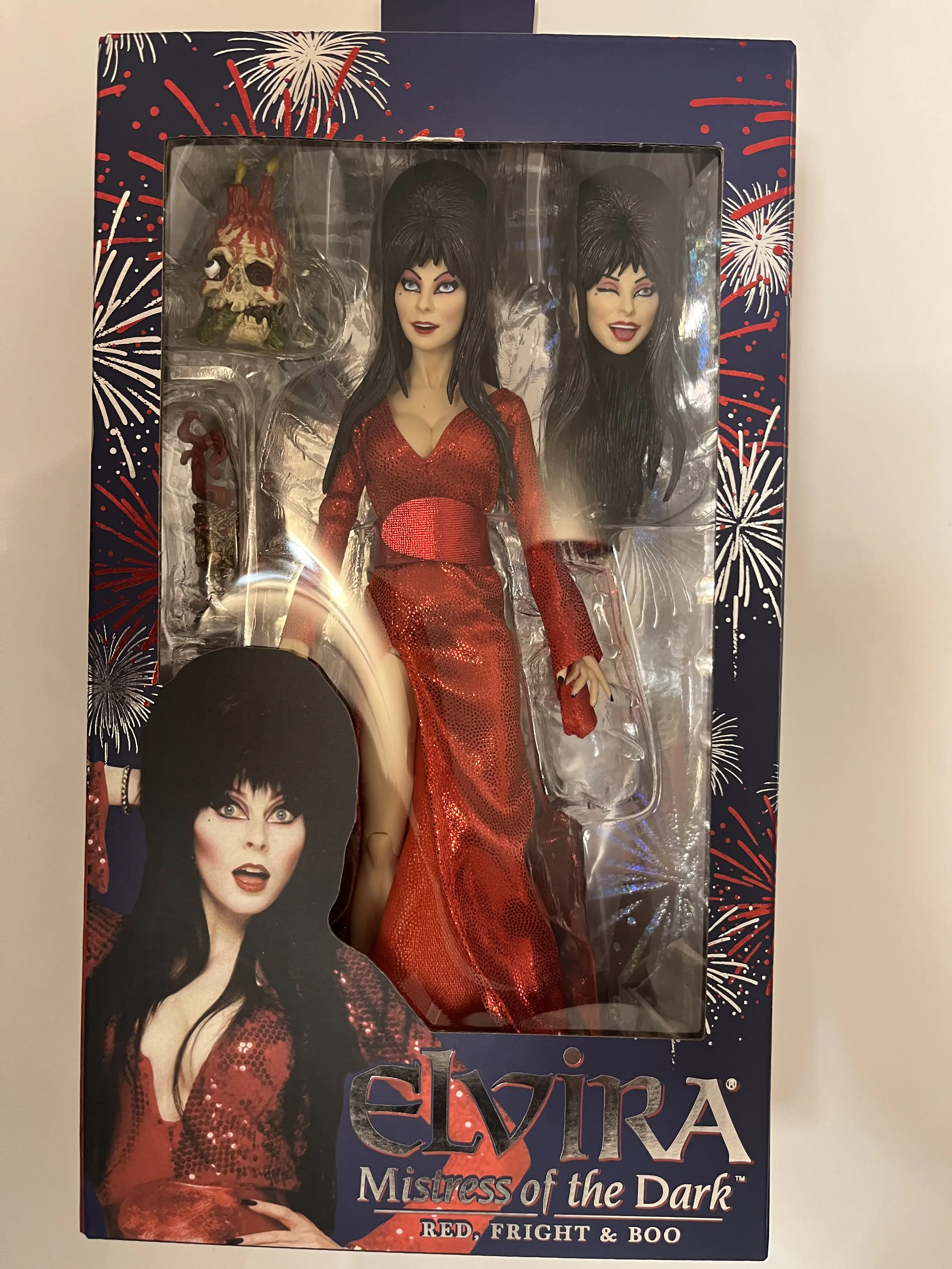 Elvira, Mistress of the Dark Oblečena akcijska figura Red, Fright, and Boo 20 cm fotografija izdelka