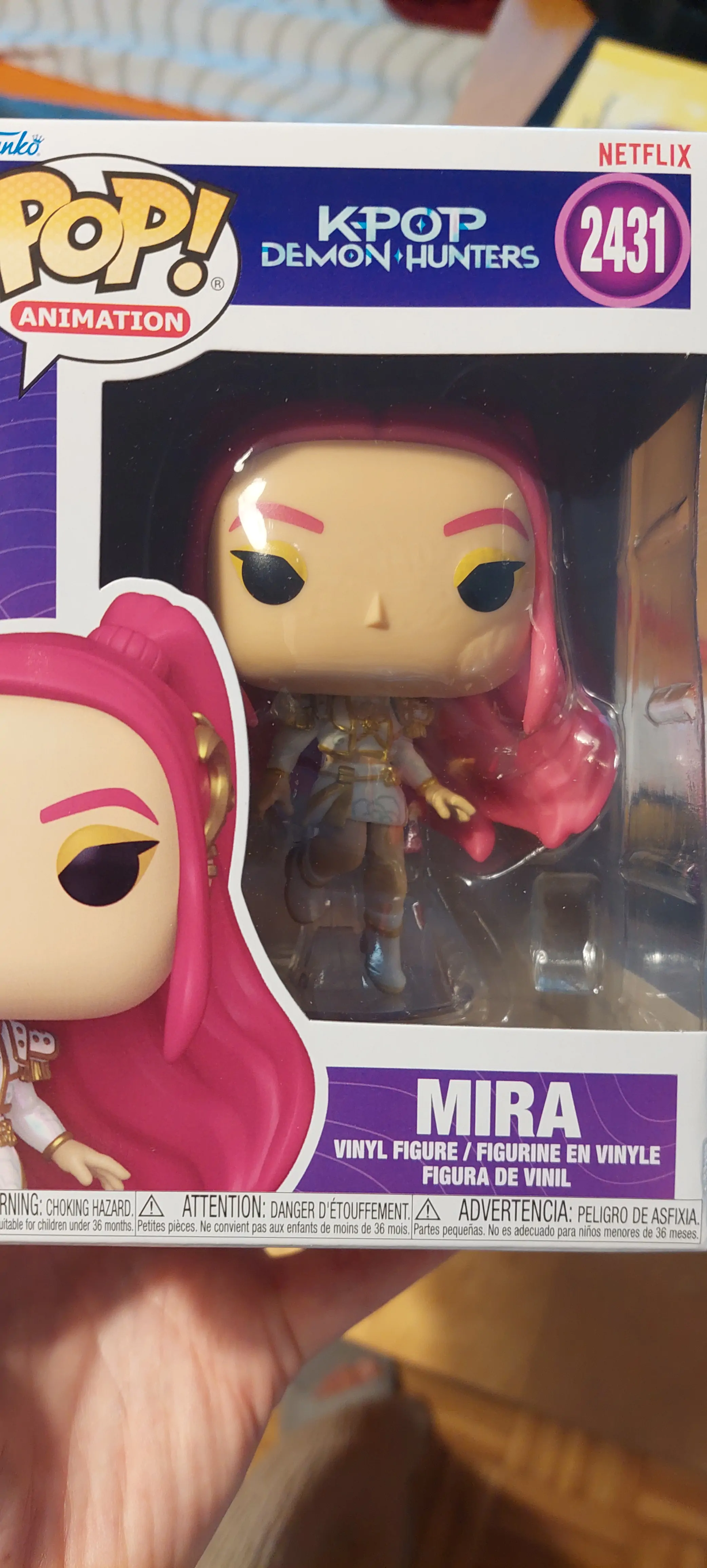 KPop Demon Hunters Funko POP! Animation vinilna figura Mira 9 cm fotografija izdelka