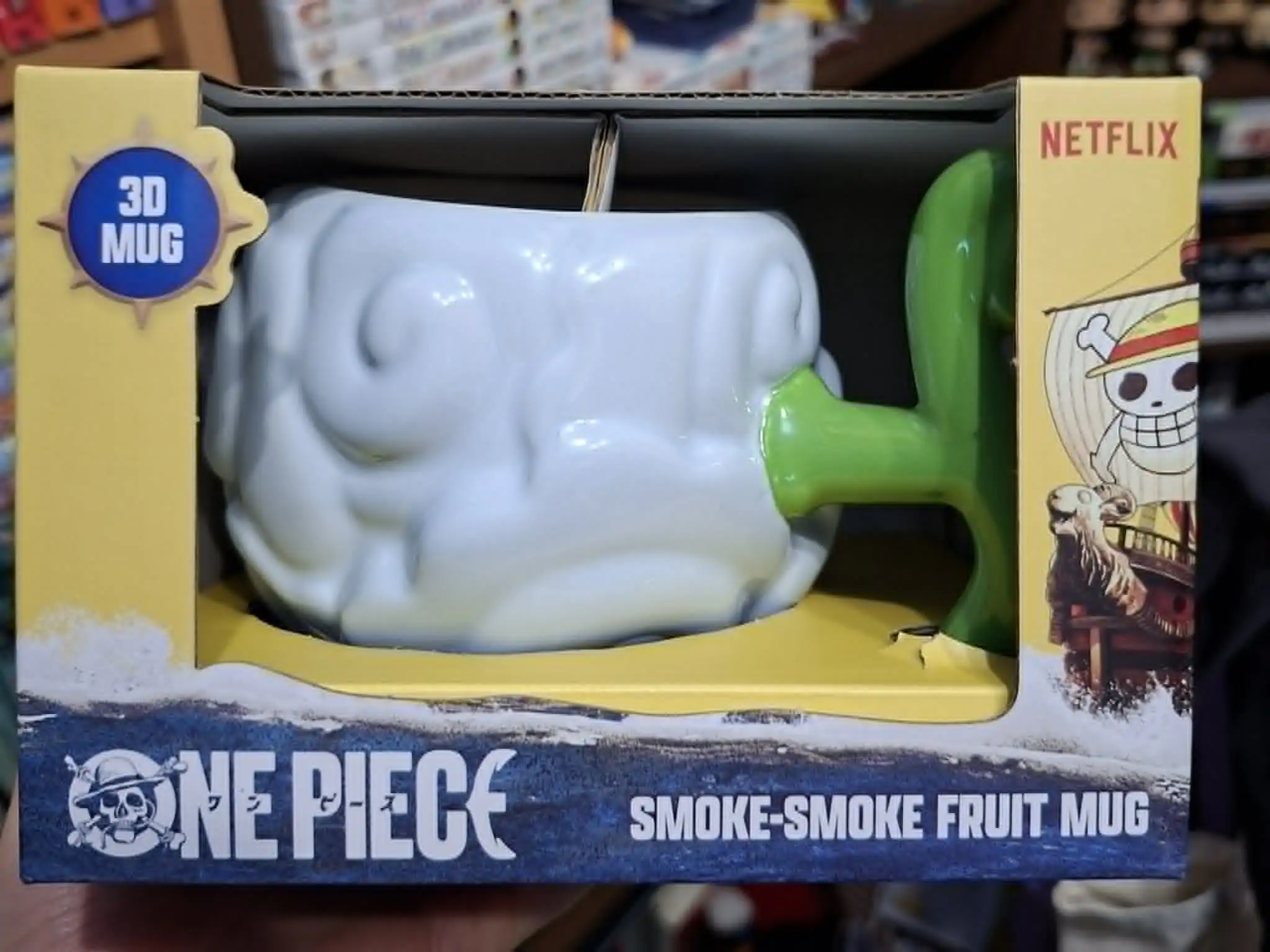 One Piece Netflix 3D Skodelica Fruit Smoke-Smoke 600 ml fotografija izdelka