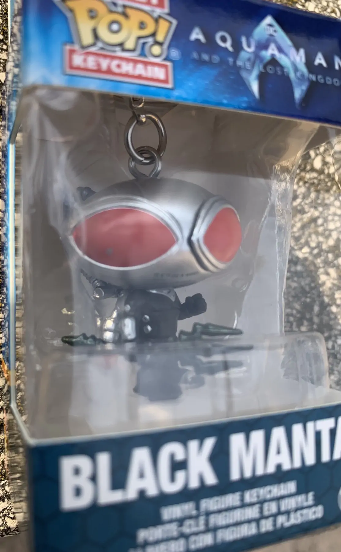 Žepna POP obesek za ključe DC Comics Aquaman and the Lost Kingdom Black Manta fotografija izdelka