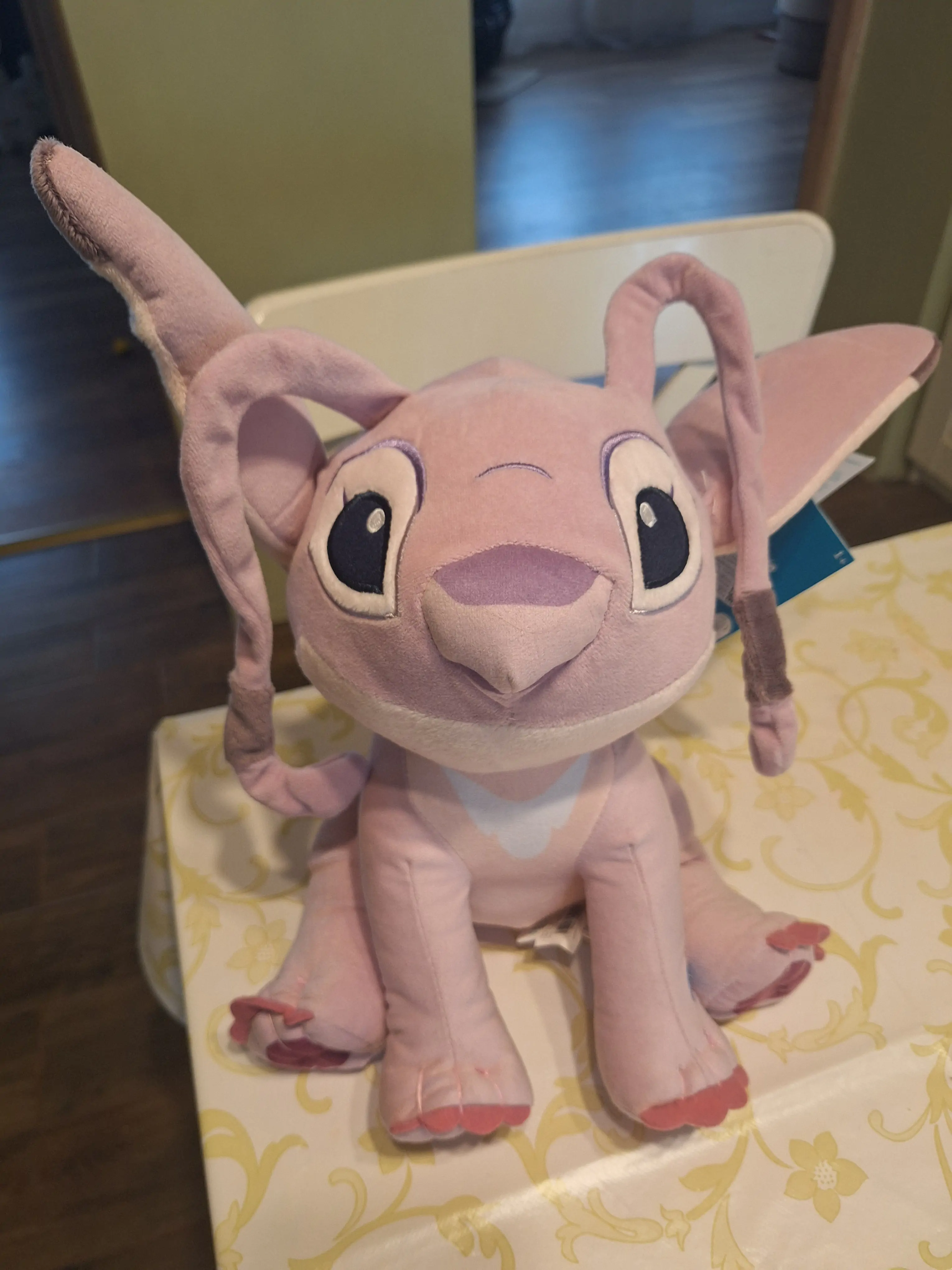 Disney Stitch Angel mehak plišasta igrača z zvokom 30 cm fotografija izdelka