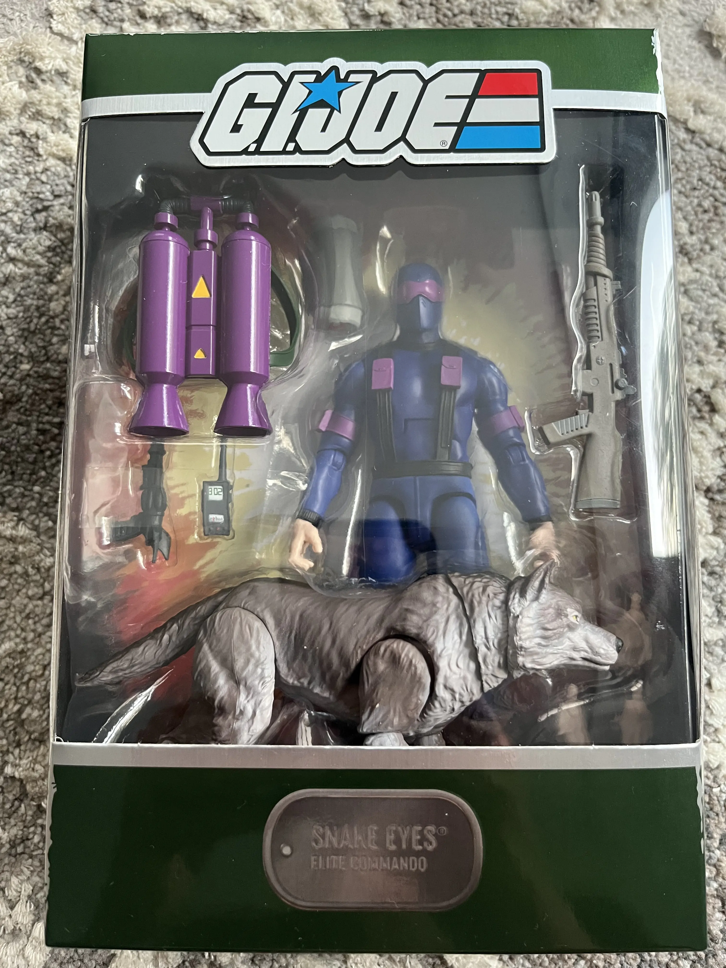 G.I. Joe Ultimates Akcijska figura Snake Eyes [Real American Hero] 18 cm fotografija izdelka