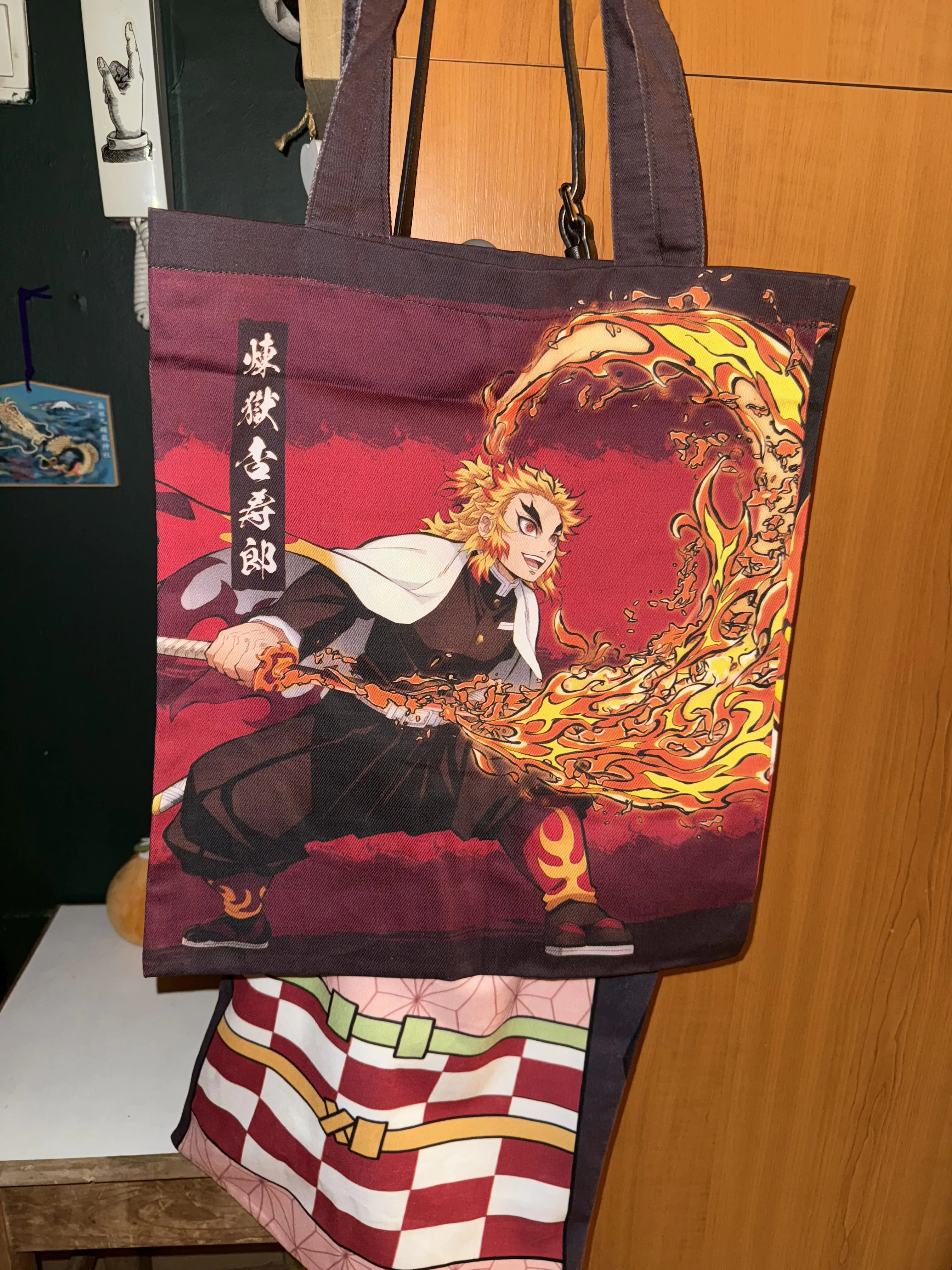 Demon Slayer: Kimetsu no Yaiba Tote Torba Kyojuro Rengoku fotografija izdelka