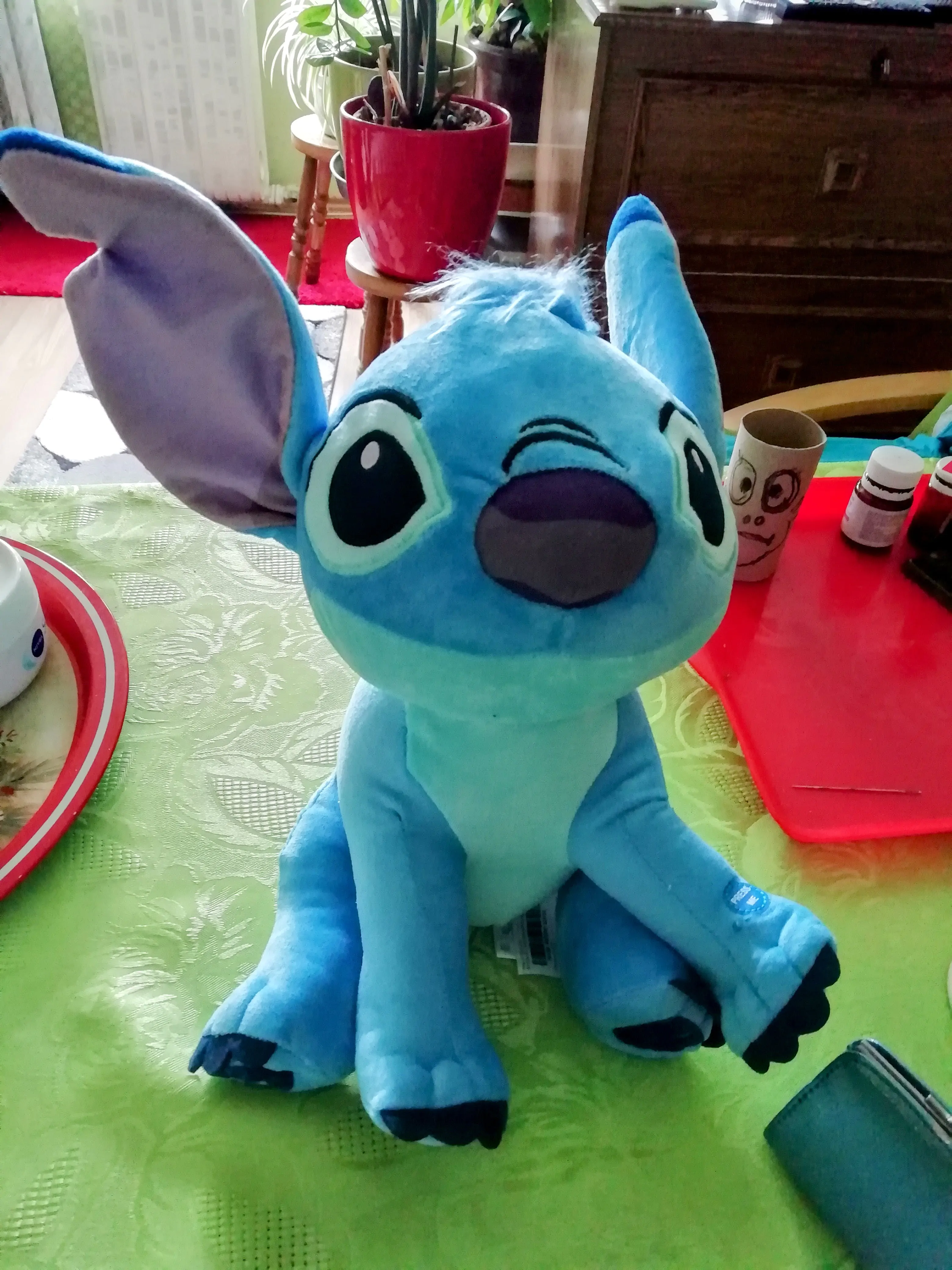 Lilo & Stitch Plišasta Figura z Zvokom Stitch 30 cm fotografija izdelka