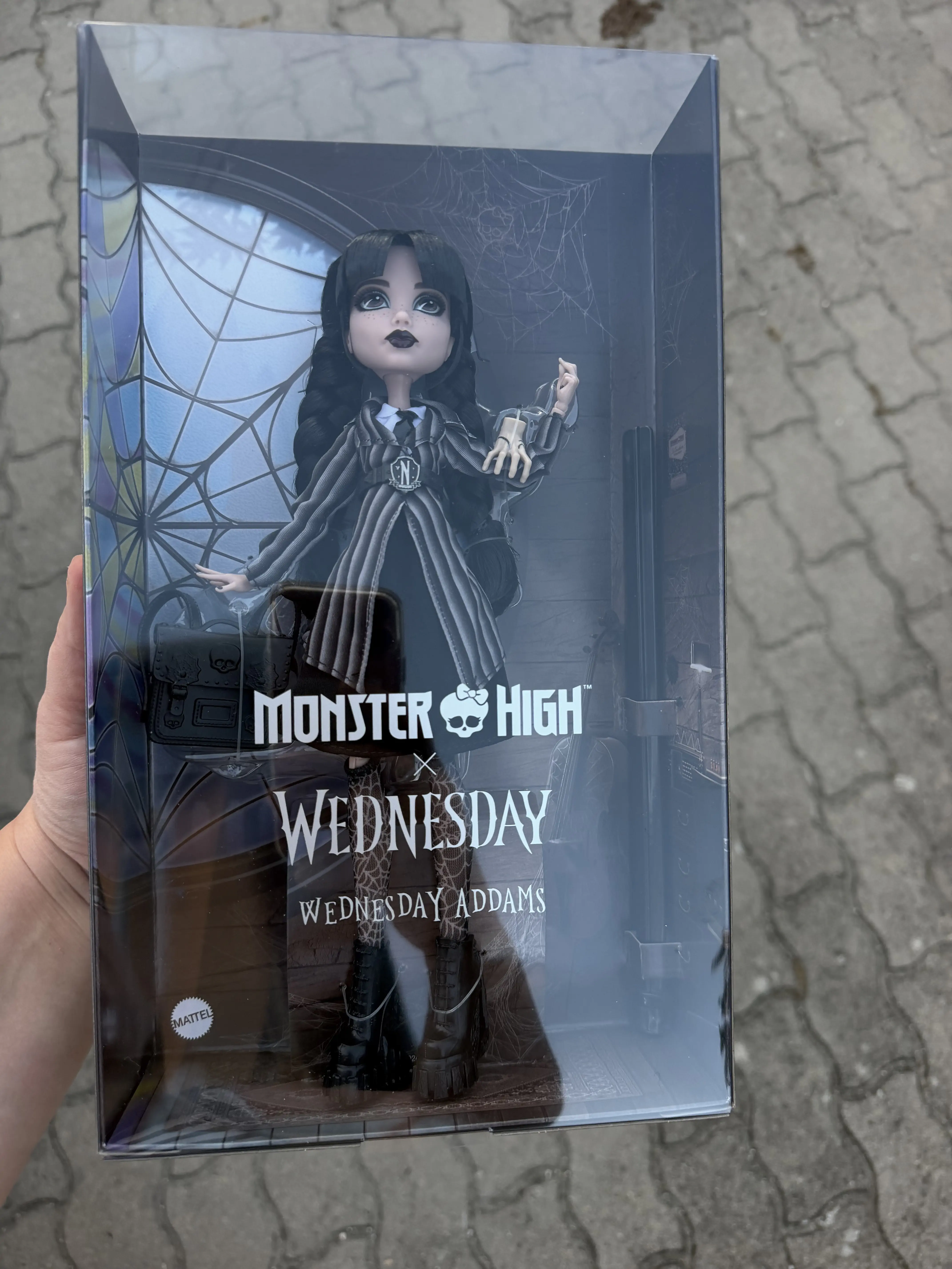 Monster High x Wednesday Doll Sreda Addams fotografija izdelka