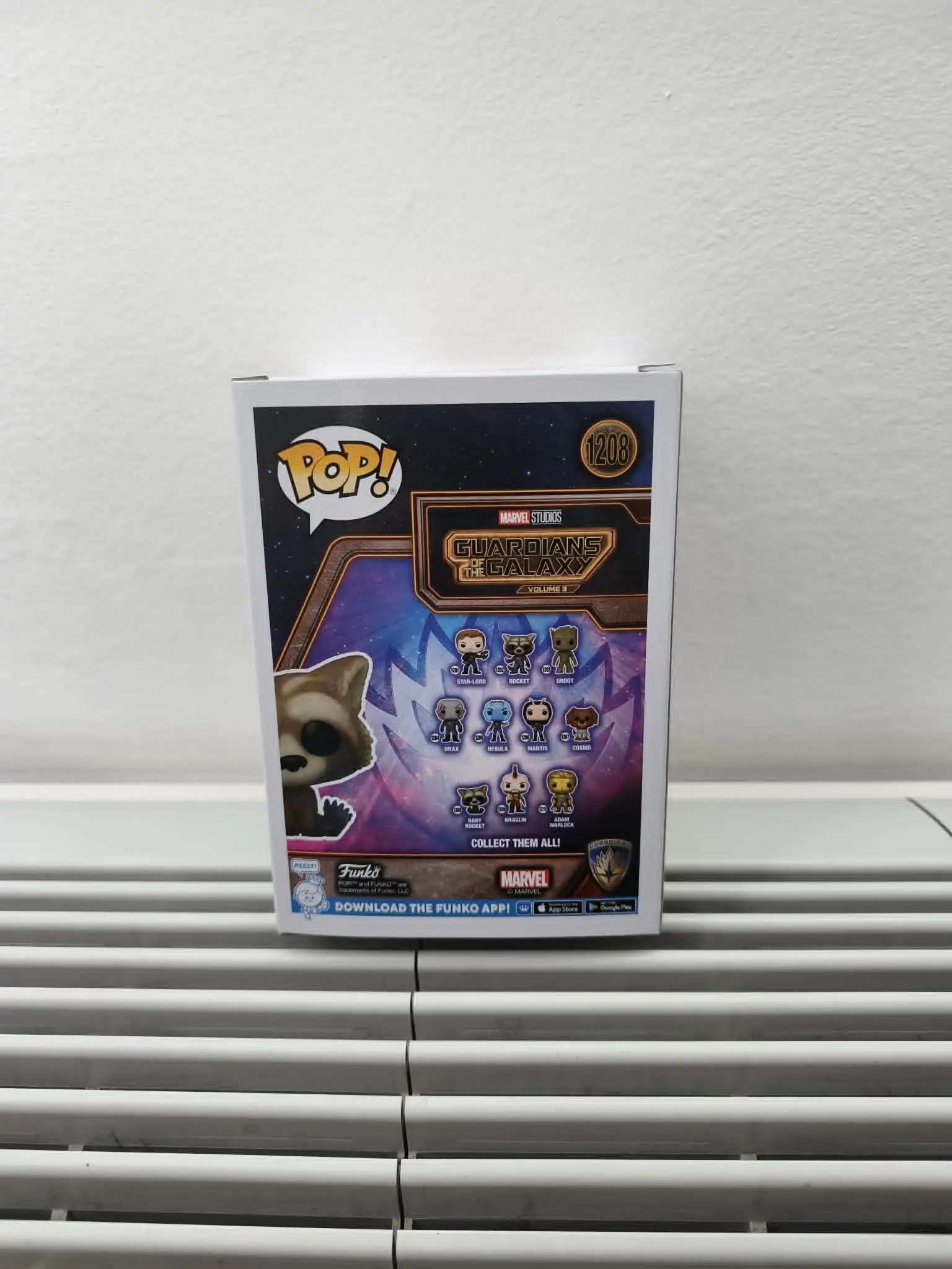 Guardians of the Galaxy Vol. 3 POP! Vinyl Figura Baby Rocket 9 cm fotografija izdelka