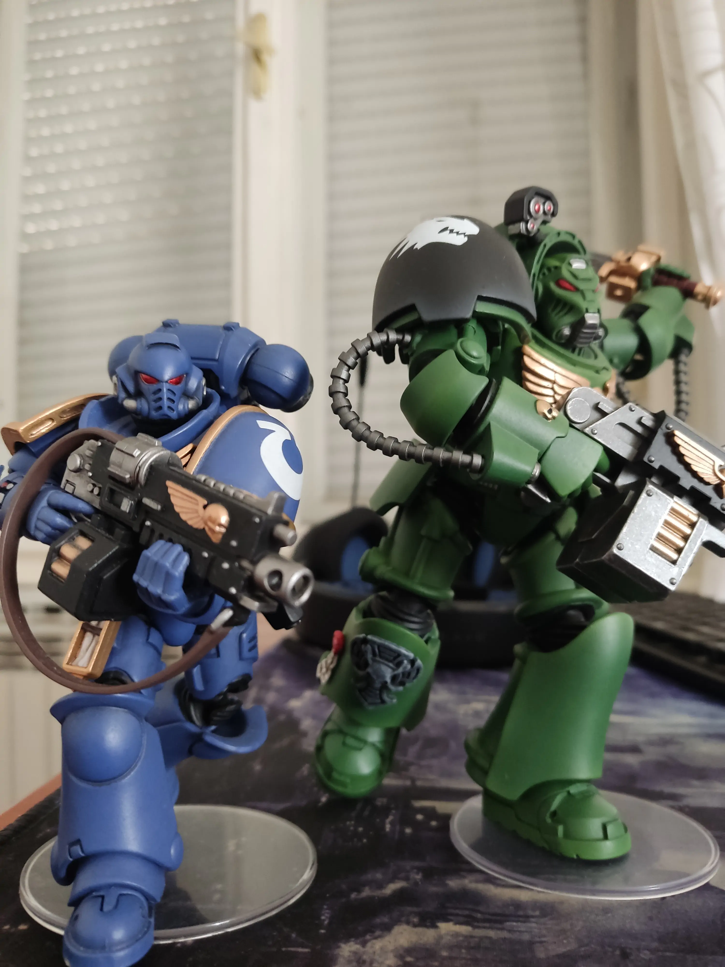 Warhammer 40,000 Akcijska figura Salamanders Terminator 1 z Power Sword in Storm Bolter 14 cm fotografija izdelka