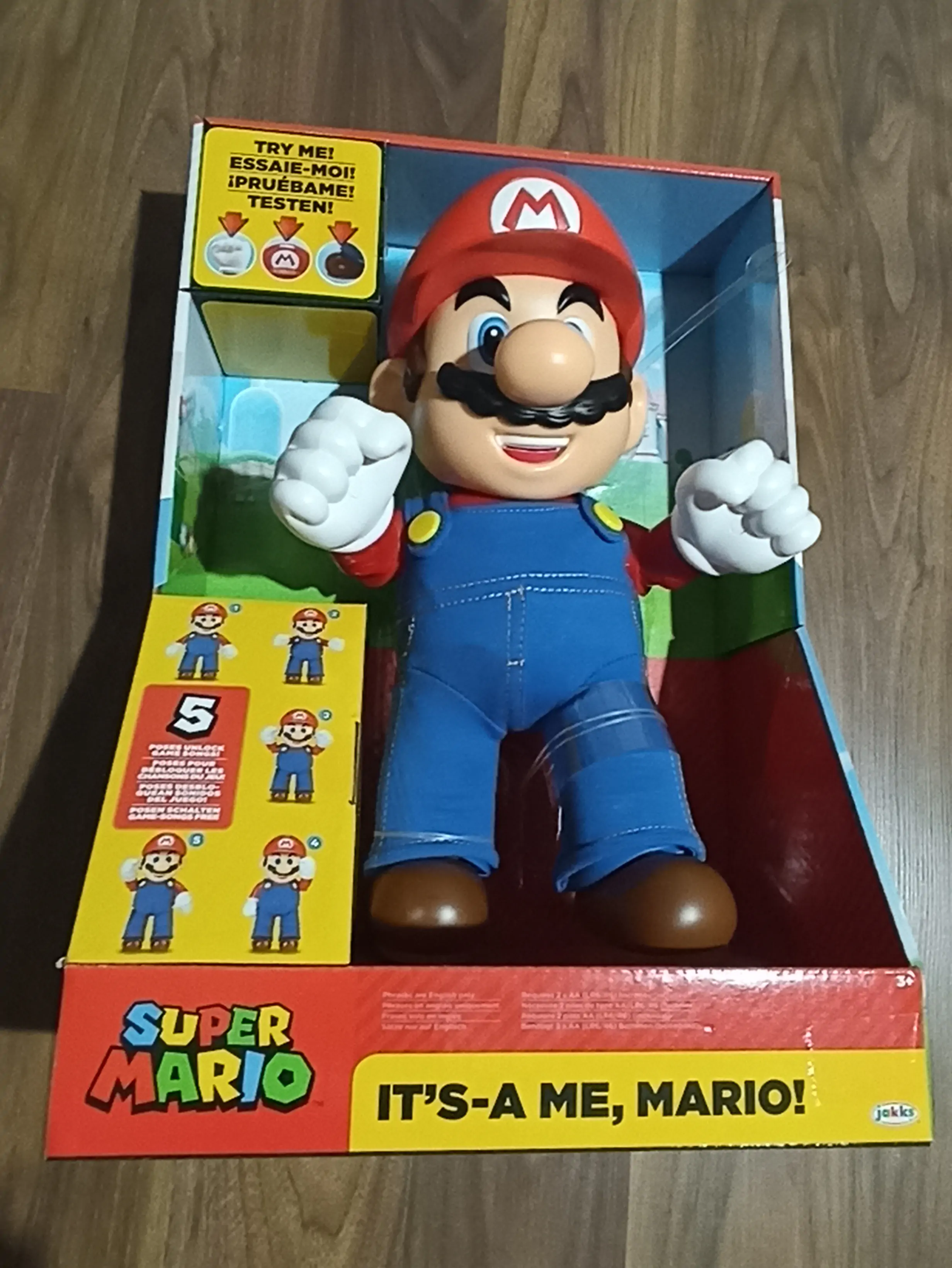 World of Nintendo Govoreča akcijska figura It's-A Me! Mario 30 cm fotografija izdelka