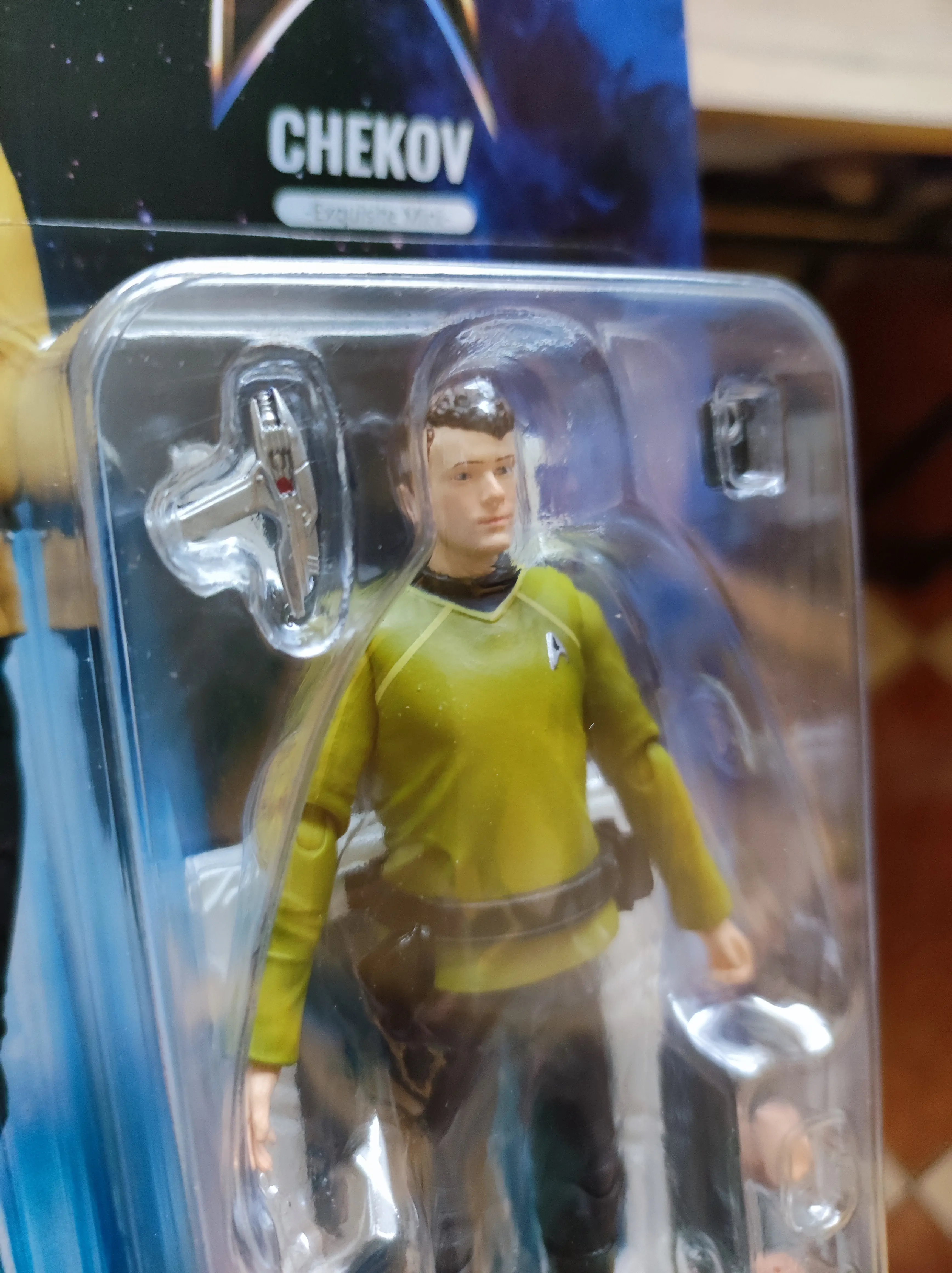 Star Trek Exquisite Mini akcijska figura 1/18 Star Trek 2009 Chekov 10 cm fotografija izdelka