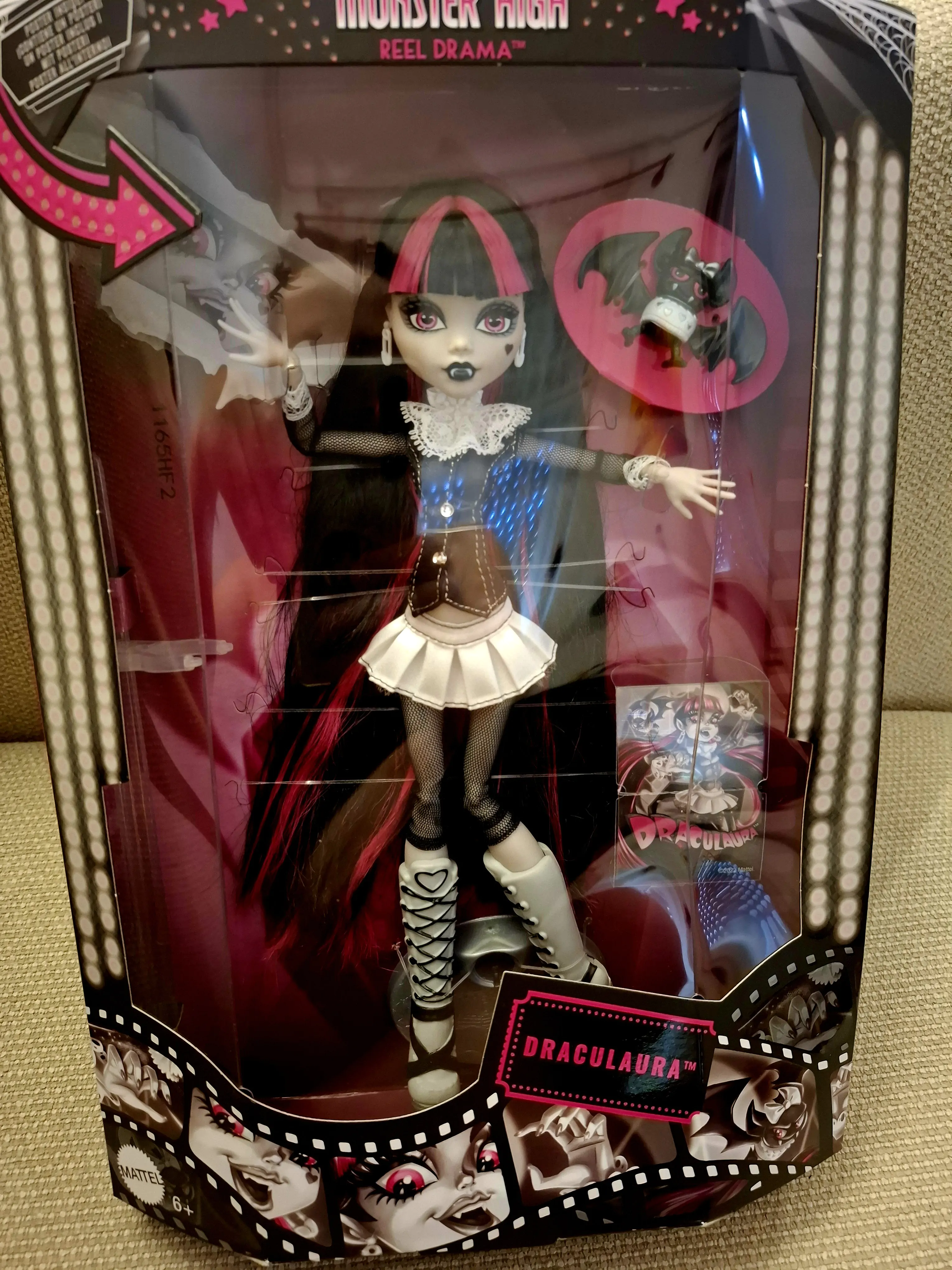 Lutka Monster High Reel Drama Draculaura fotografija izdelka