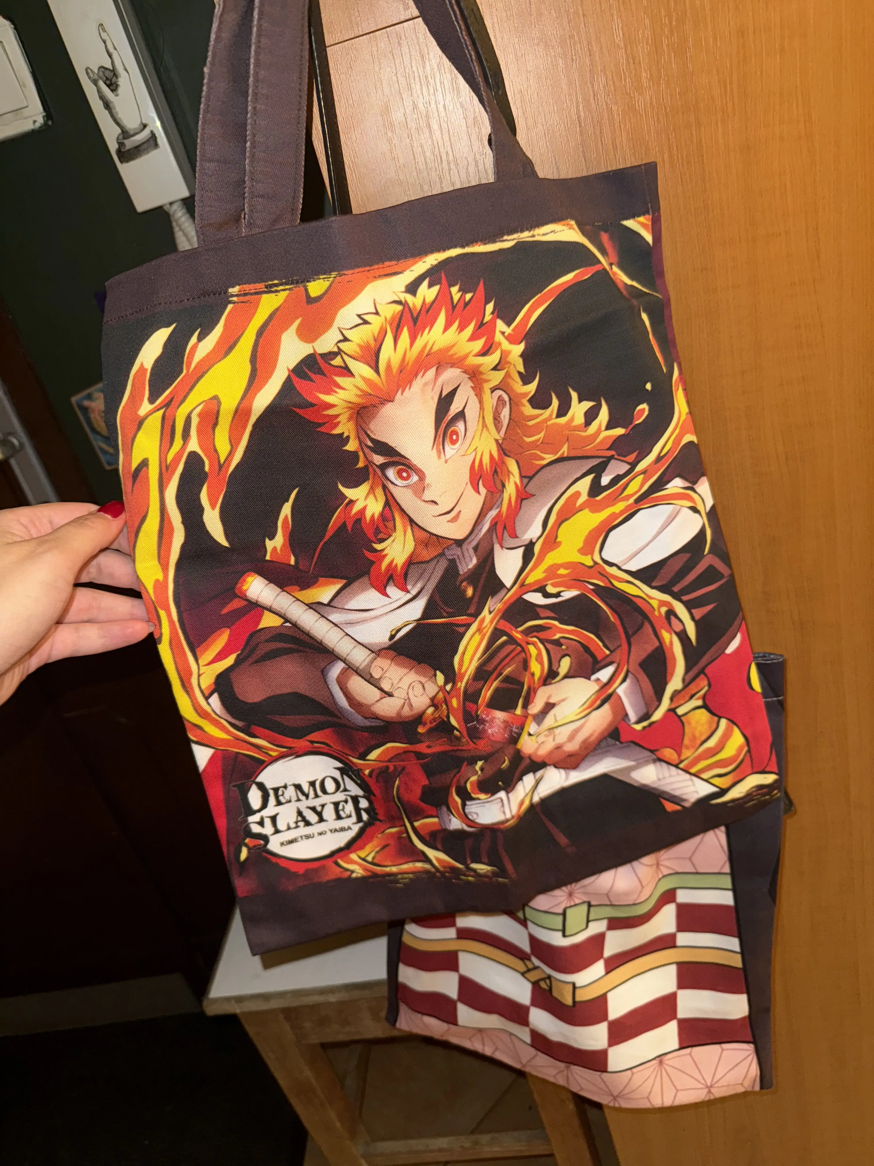 Demon Slayer: Kimetsu no Yaiba Tote Torba Kyojuro Rengoku fotografija izdelka