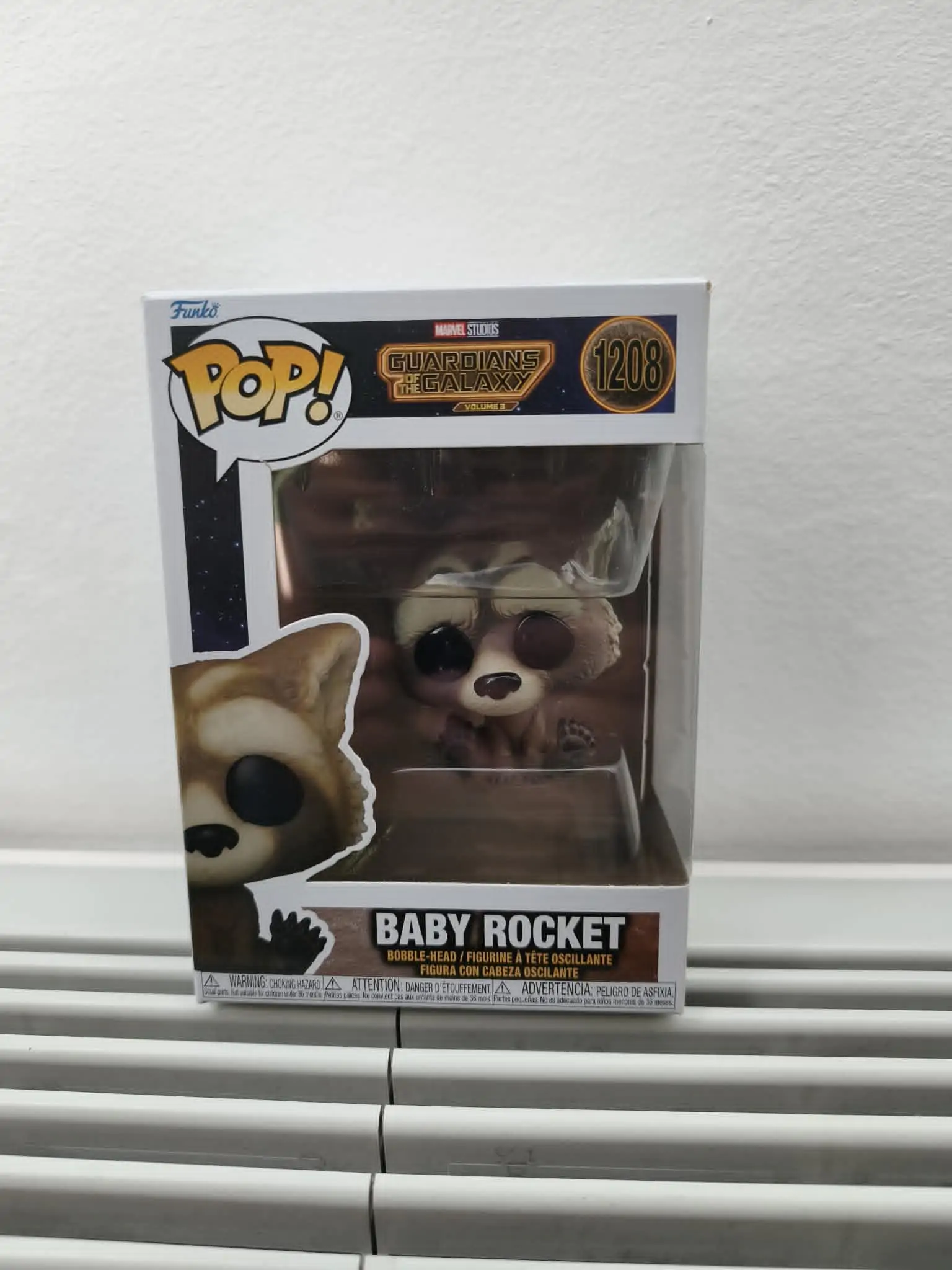 Guardians of the Galaxy Vol. 3 POP! Vinyl Figura Baby Rocket 9 cm fotografija izdelka