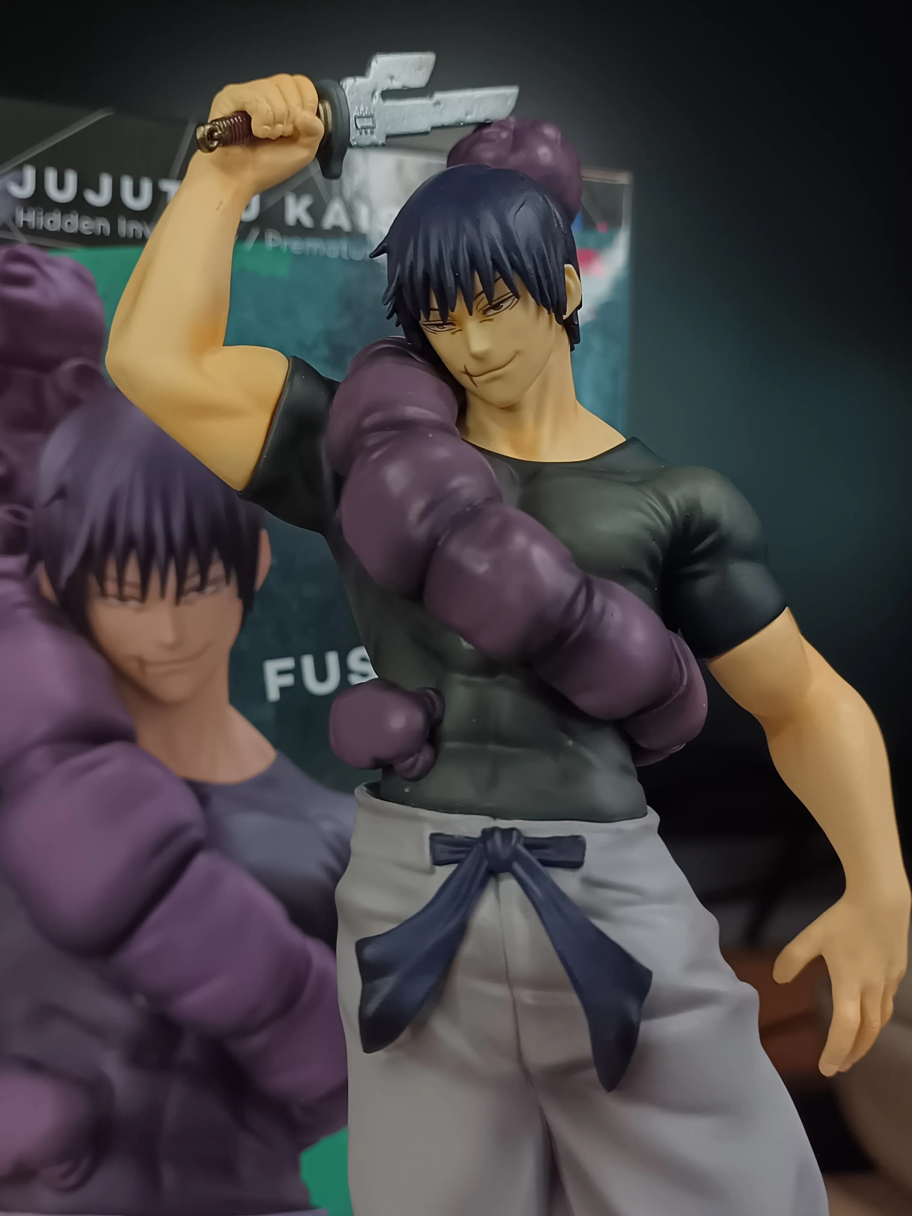 Jujutsu Kaisen Luminasta PVC Kip Toji Fushiguro Pripravljen za boj 17 cm fotografija izdelka