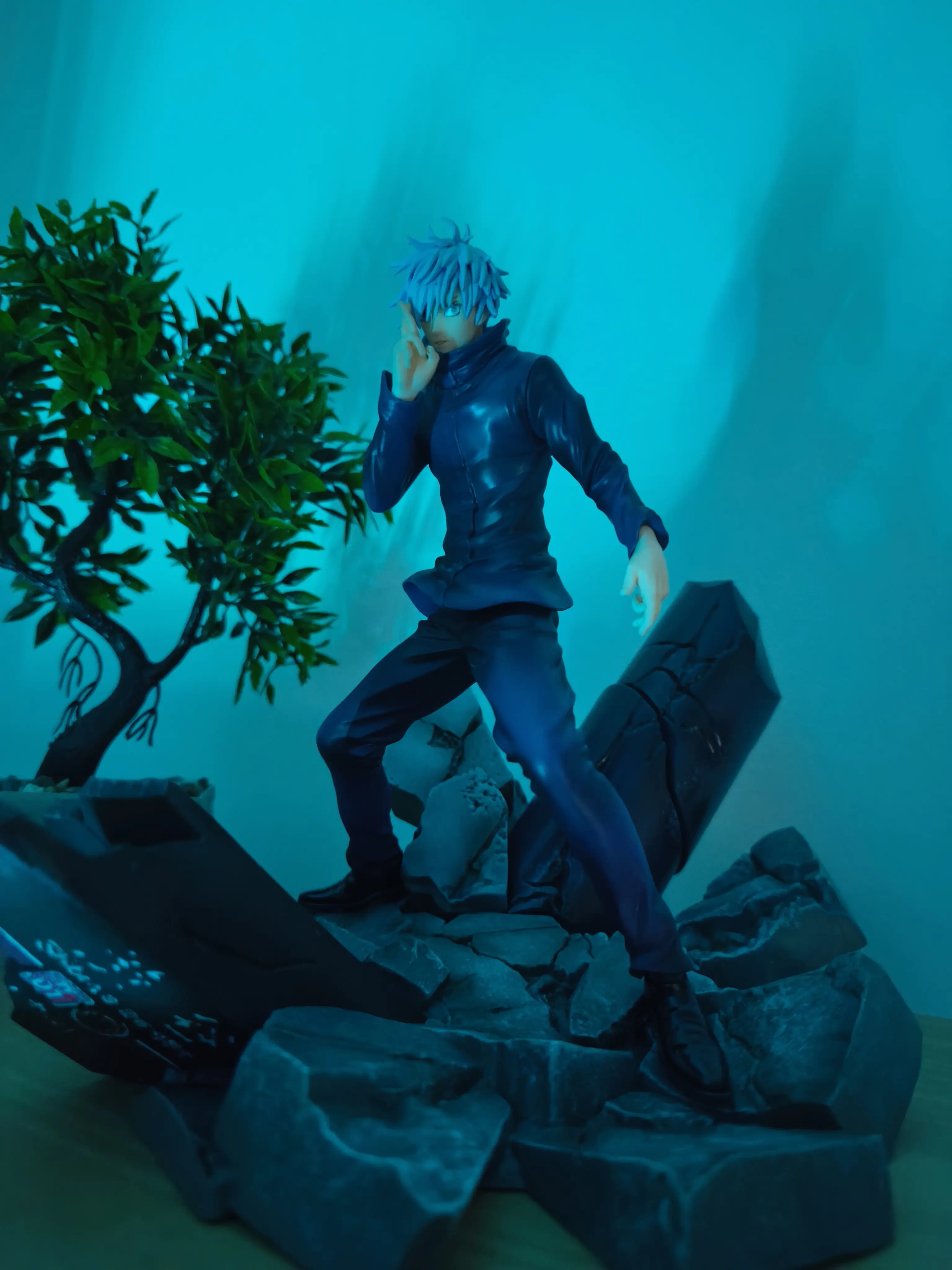 Jujutsu Kaisen Figurizm Luminasta PVC kip Shibuya Incident Satoru Gojo Unlimited Void 21 cm fotografija izdelka