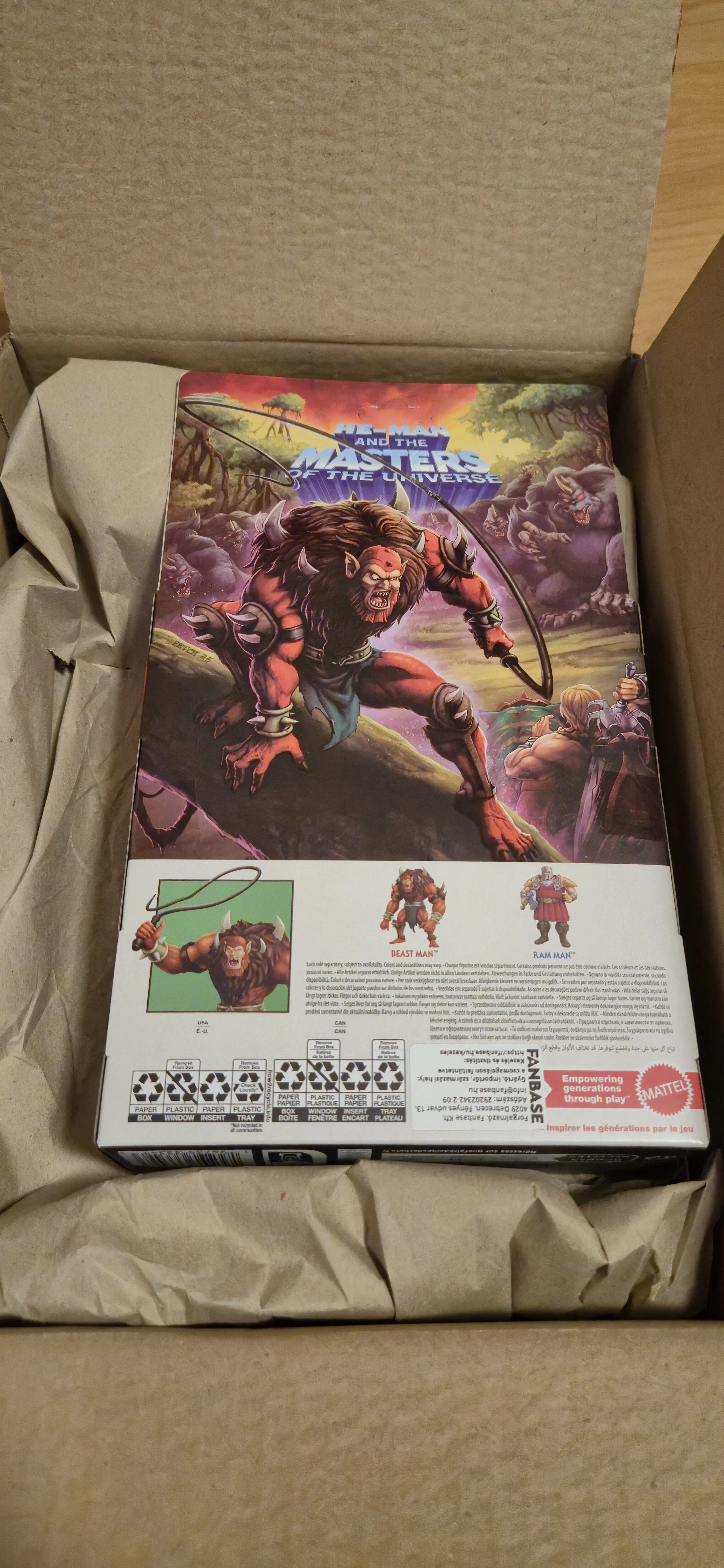 Masters of the Universe Origins Deluxe akcijska figura Beast Man 14 cm fotografija izdelka