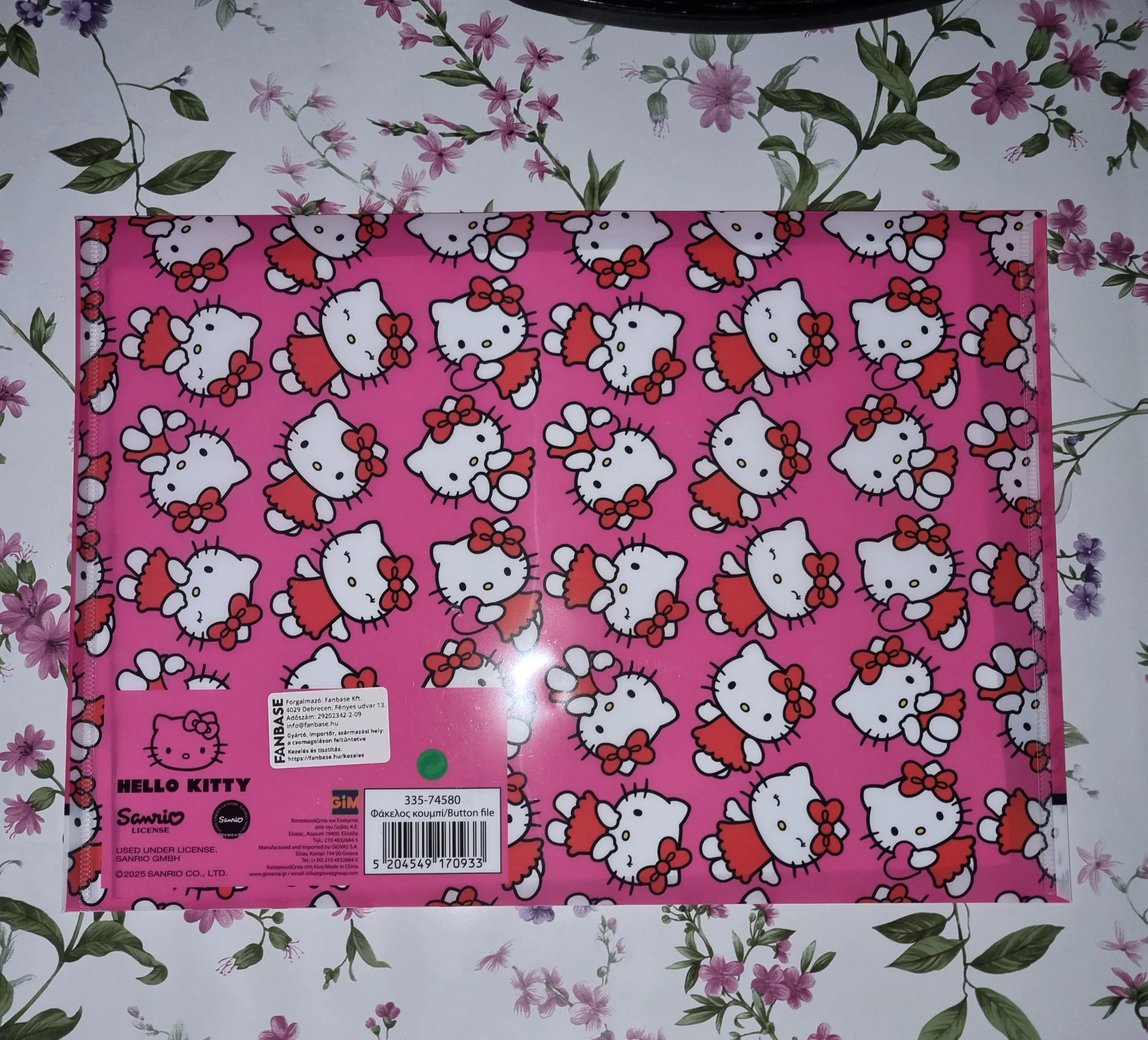 Hello Kitty Sweetheart A4 mapa za dokumente fotografija izdelka