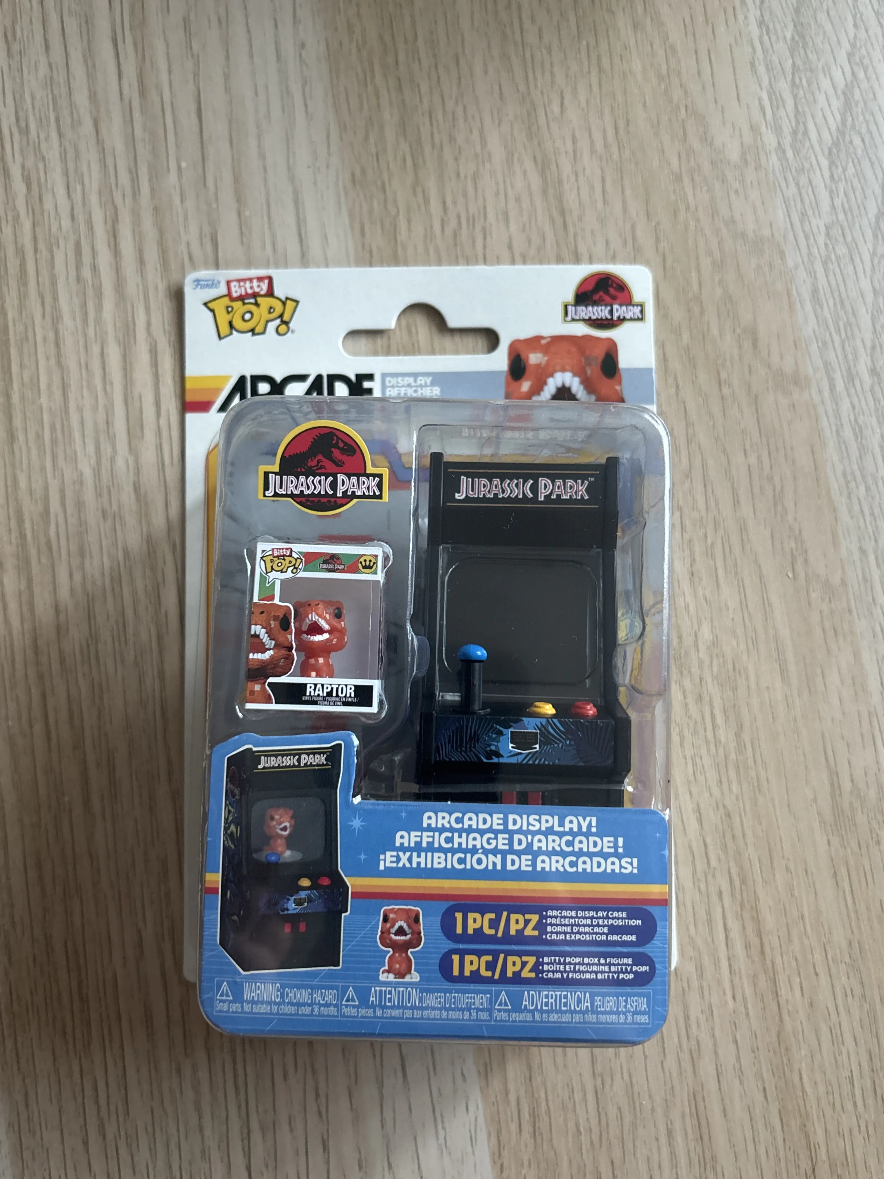 Bitty Funko POP figura Arcade Jurassic Park fotografija izdelka