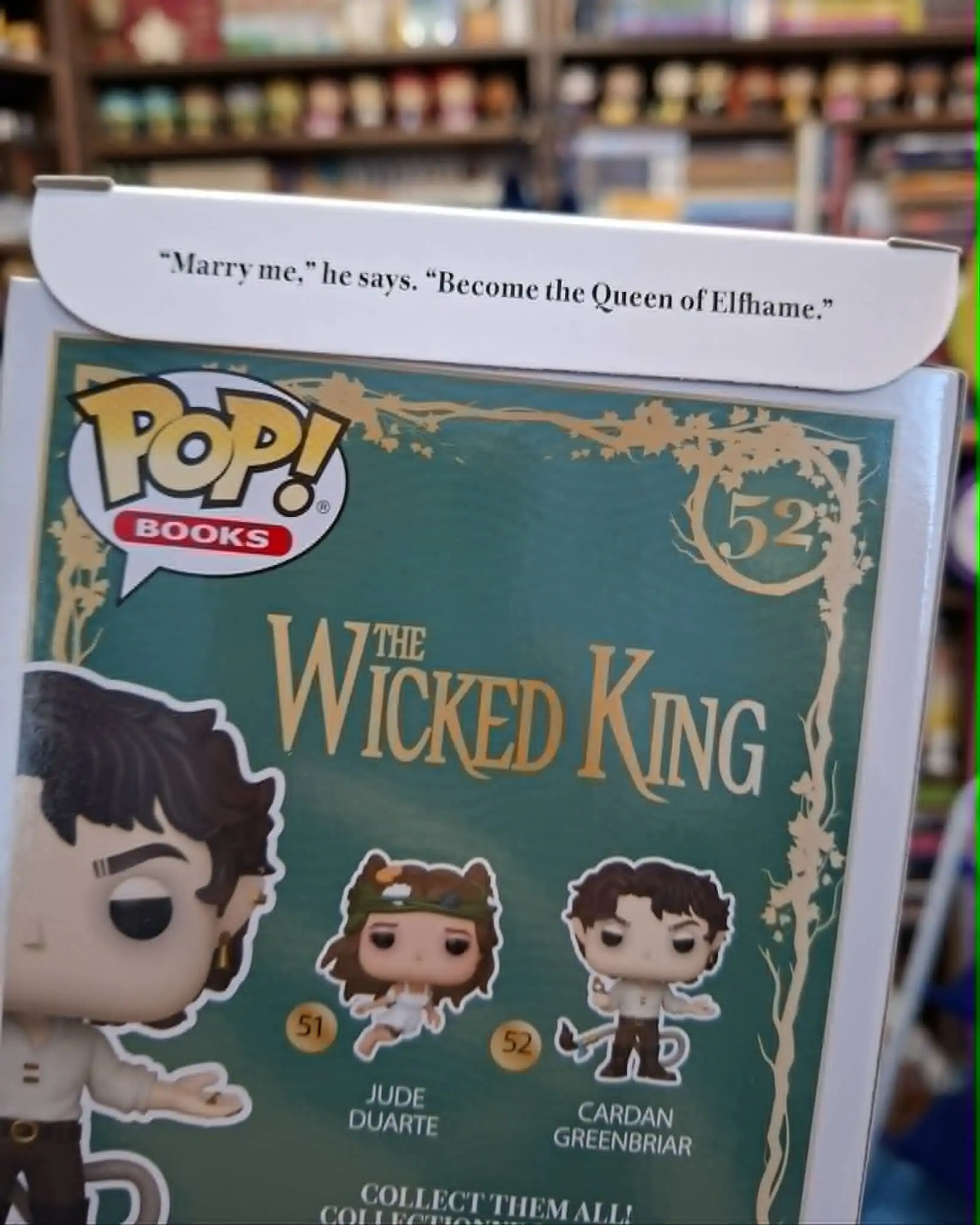 Funko POP figurica The Folk of the Air The Wicked King Cardan Greenbriar fotografija izdelka