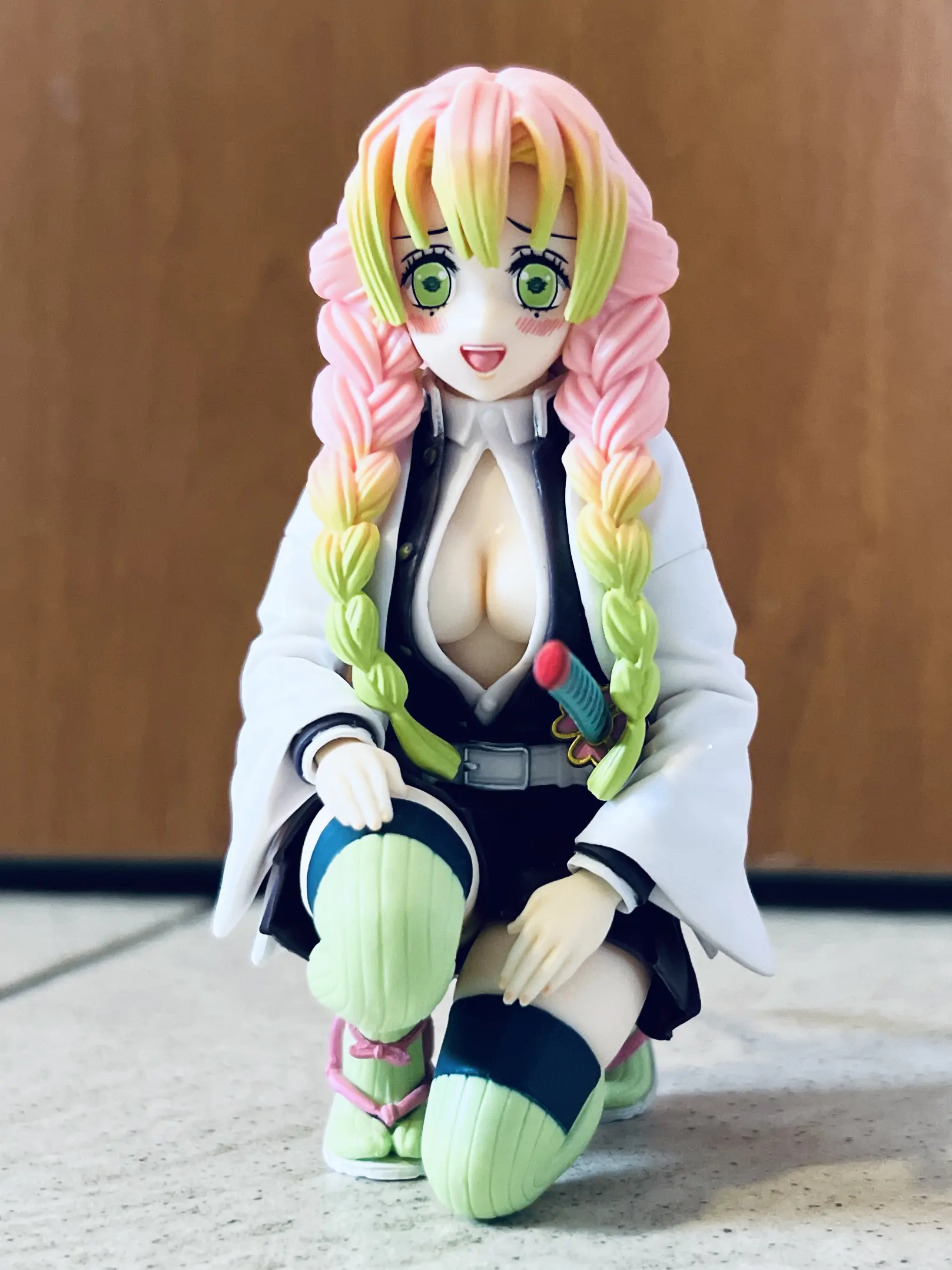 Demon Slayer: Kimetsu no Yaiba PM Perching PVC Kip Mitsuri Kanroji Hashira Meeting (ponovitev) 11 cm fotografija izdelka