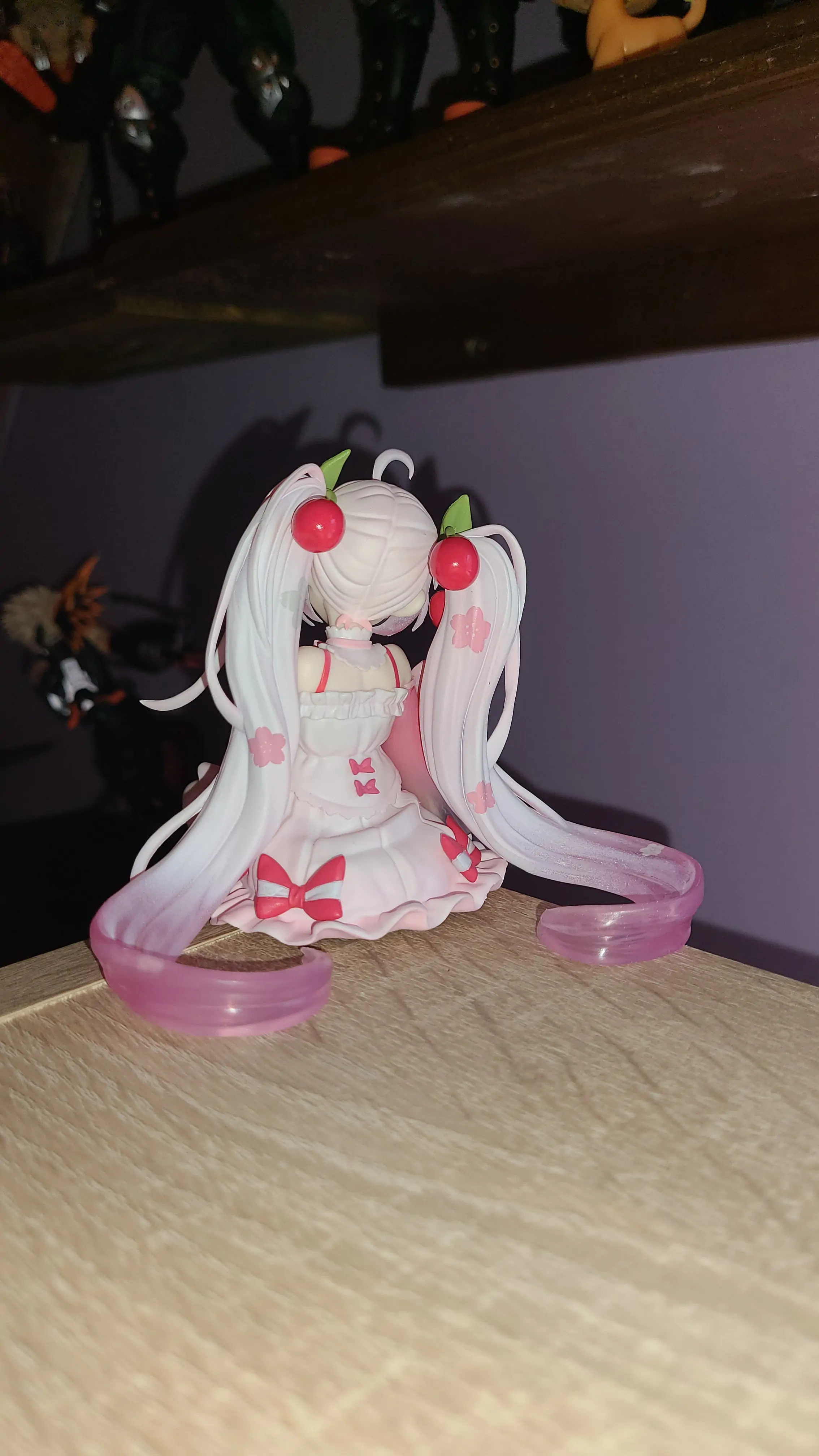 Hatsune Miku Držalo za testenine PVC Figura Sakura Miku 2025 14 cm fotografija izdelka