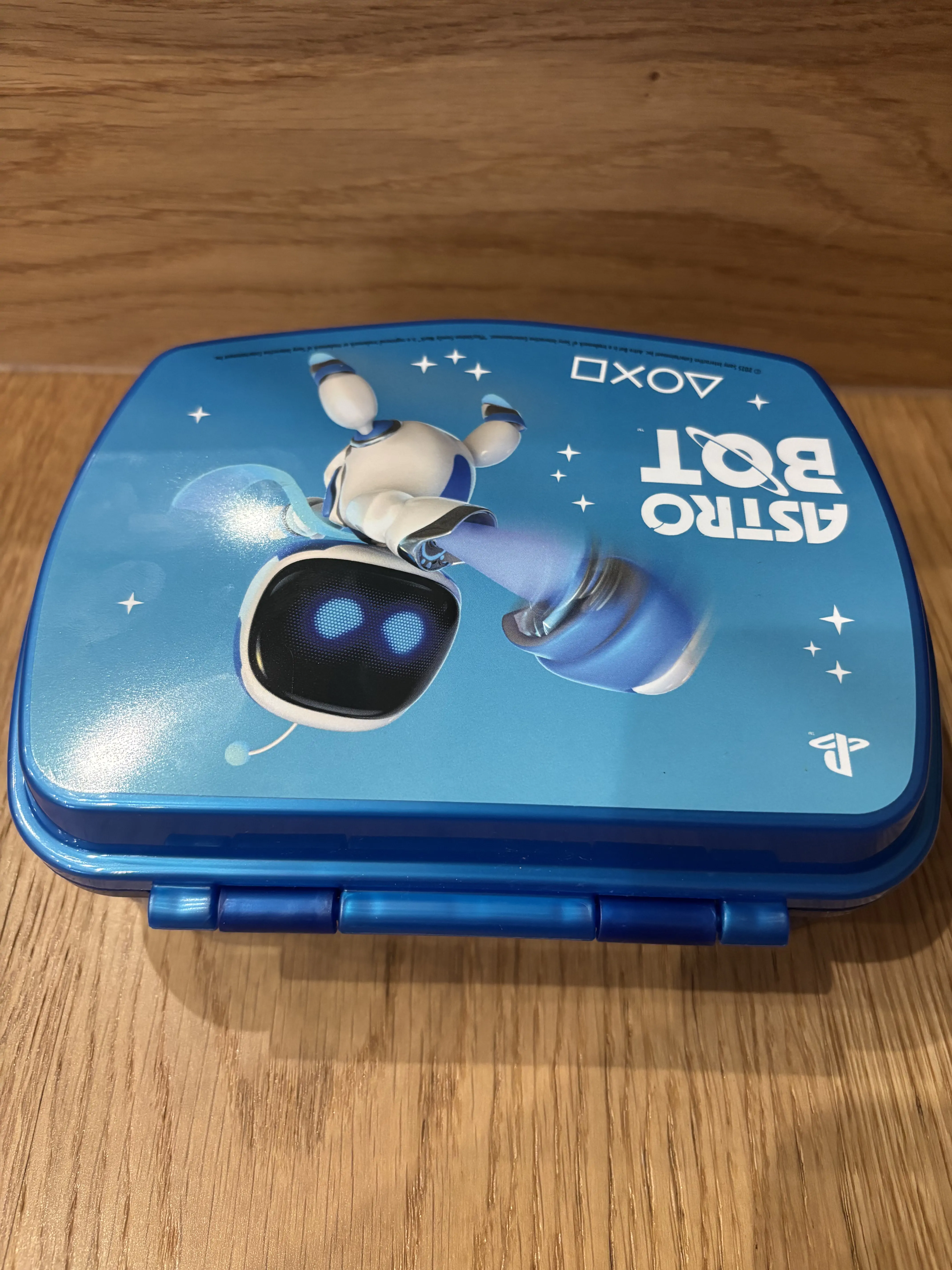 Playstation Astro Bot smešna plastična škatla za sendviče fotografija izdelka