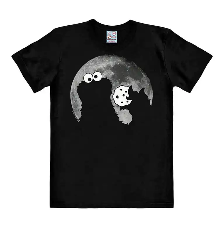 Sesame Street Majica z enostavnim prileganjem Cookie Monster - Moon fotografija izdelka