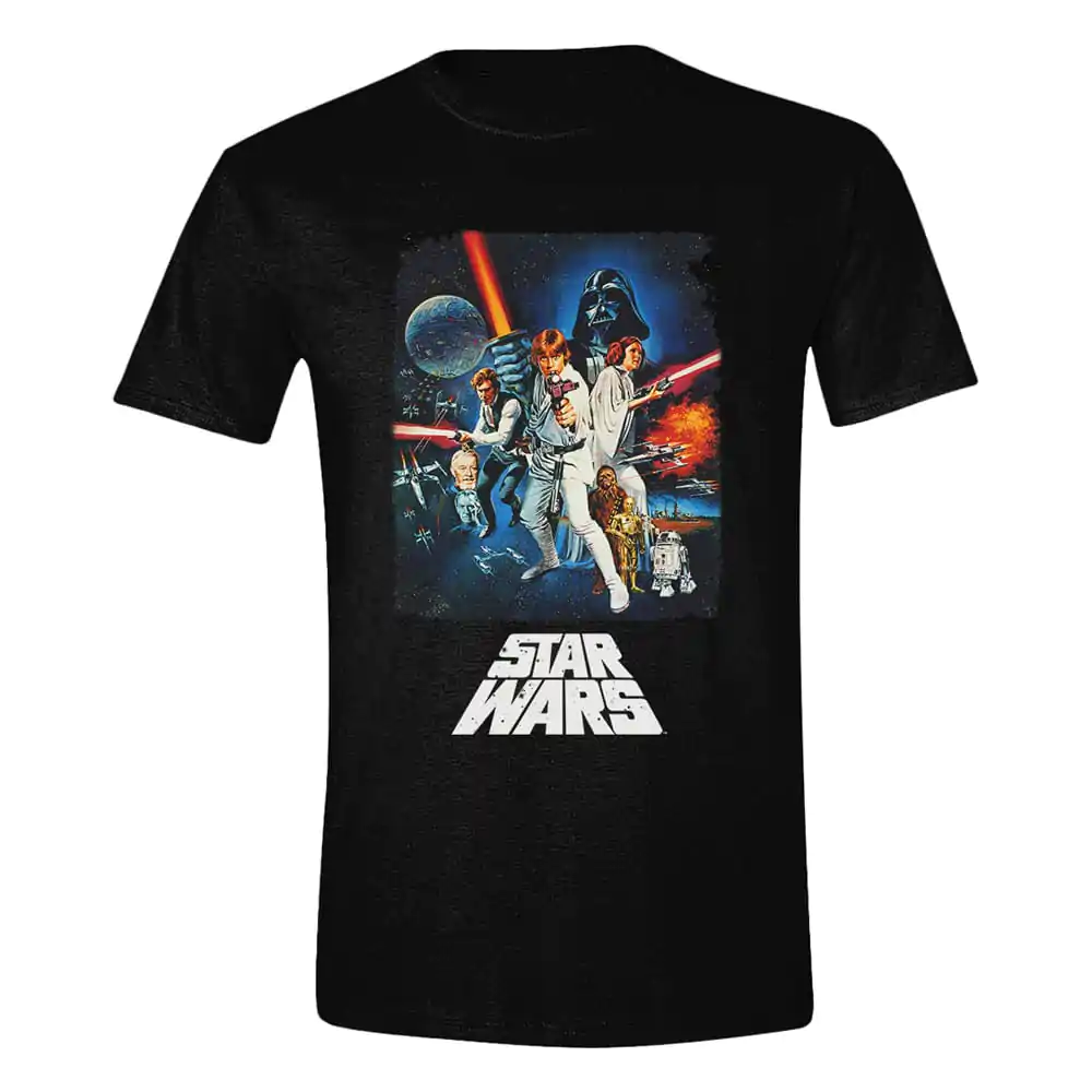 Star Wars A New Hope majica s kratkimi rokavi Retro Poster fotografija izdelka