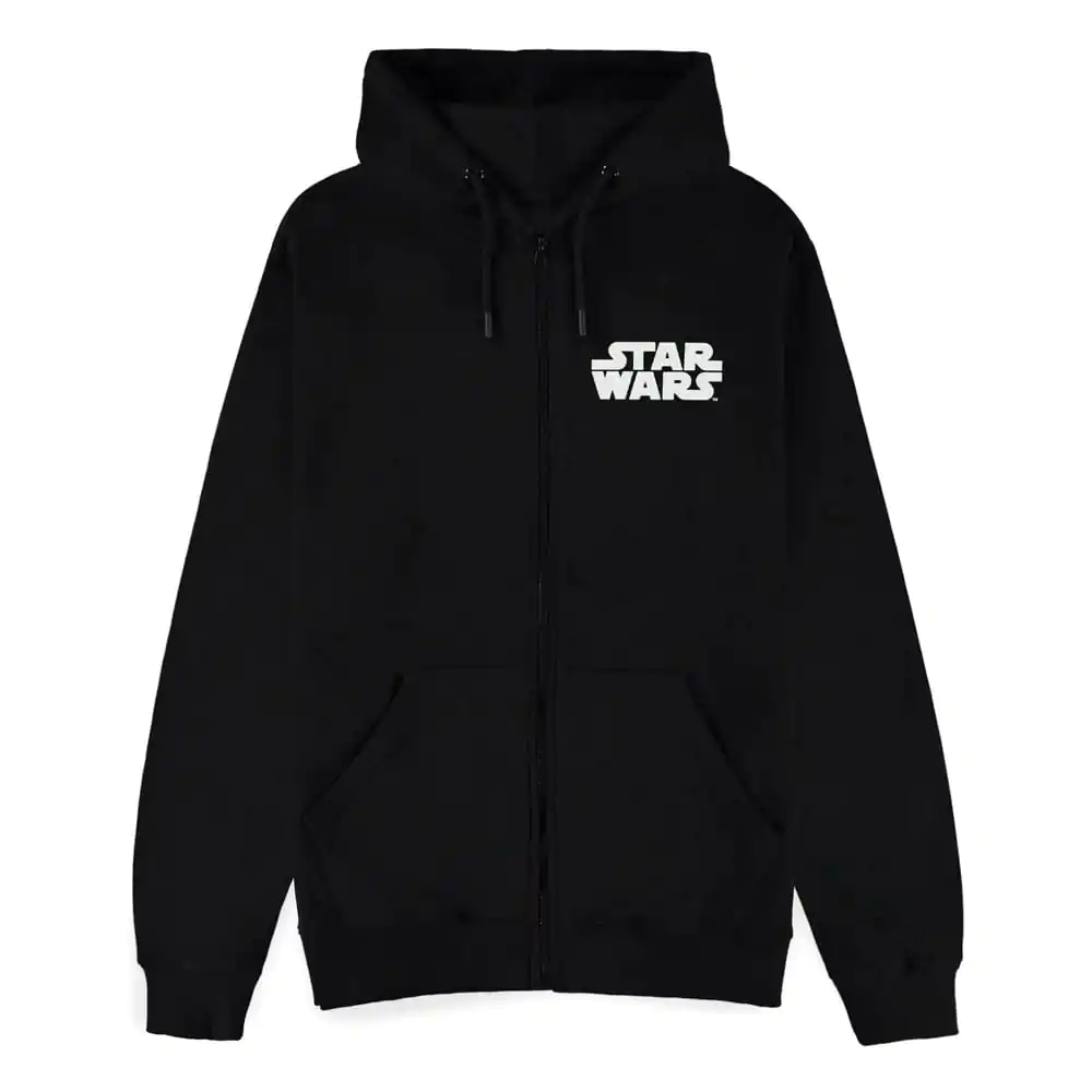 Star Wars The Mandalorian Grogu pulover s kapuco in zadrgo fotografija izdelka