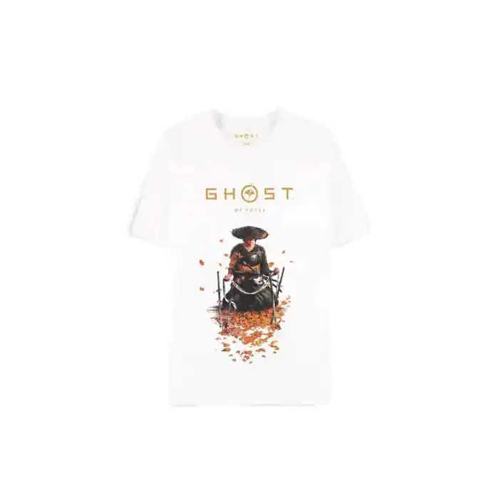Ghost of Yotei T-majica Samurai White fotografija izdelka
