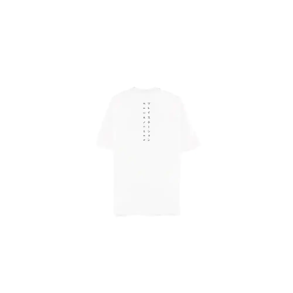 PlayStation Majica Logo White Loose Fit fotografija izdelka