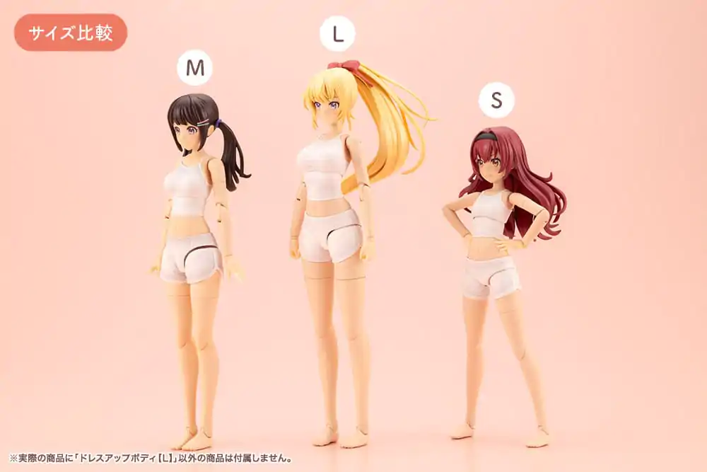 Sousai Shojo Teien Komplet dodatkov za 1/10 akcijske figure Dress Up telesne velikosti L fotografija izdelka